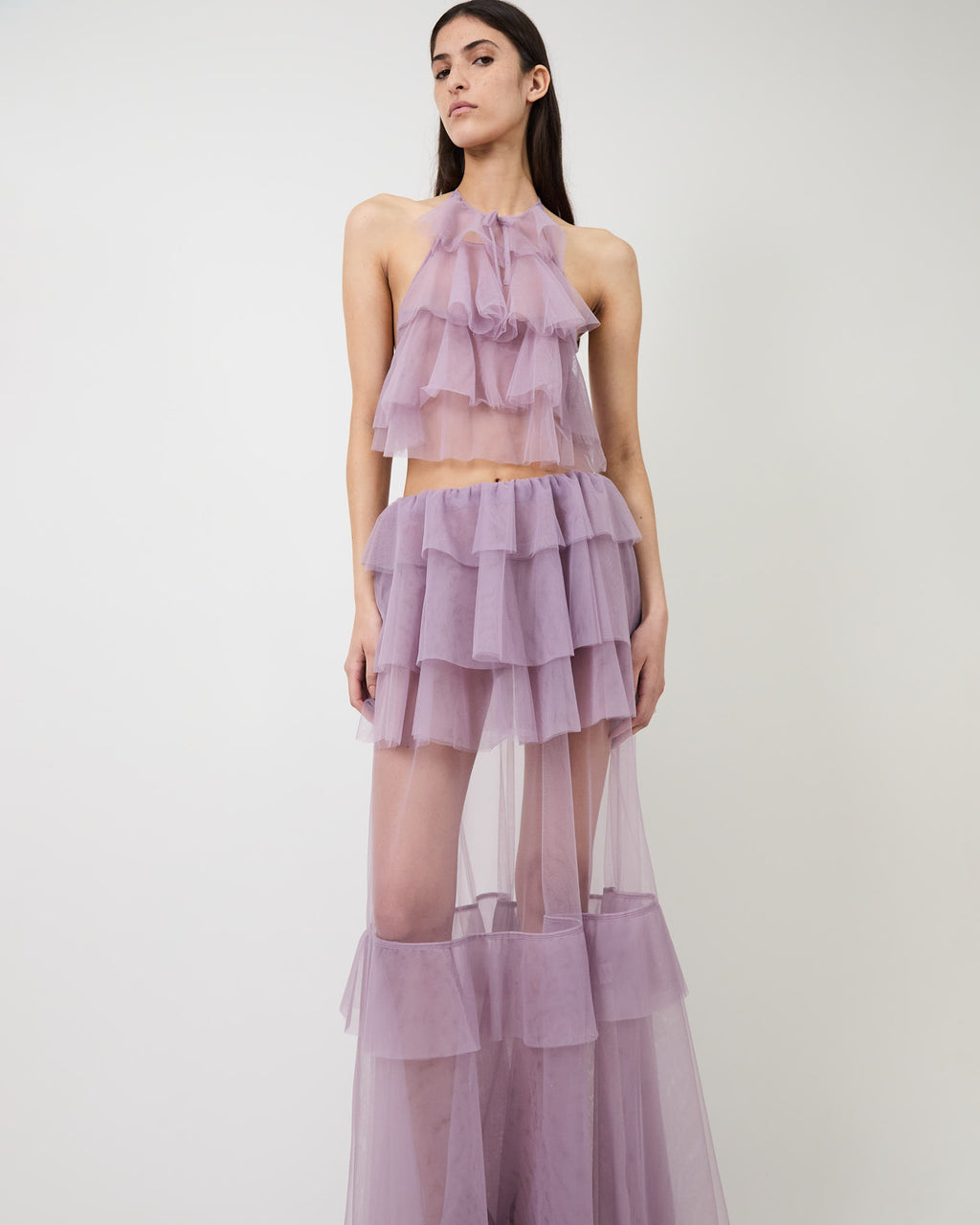 The Vilhelmine skirt in tiered tulle