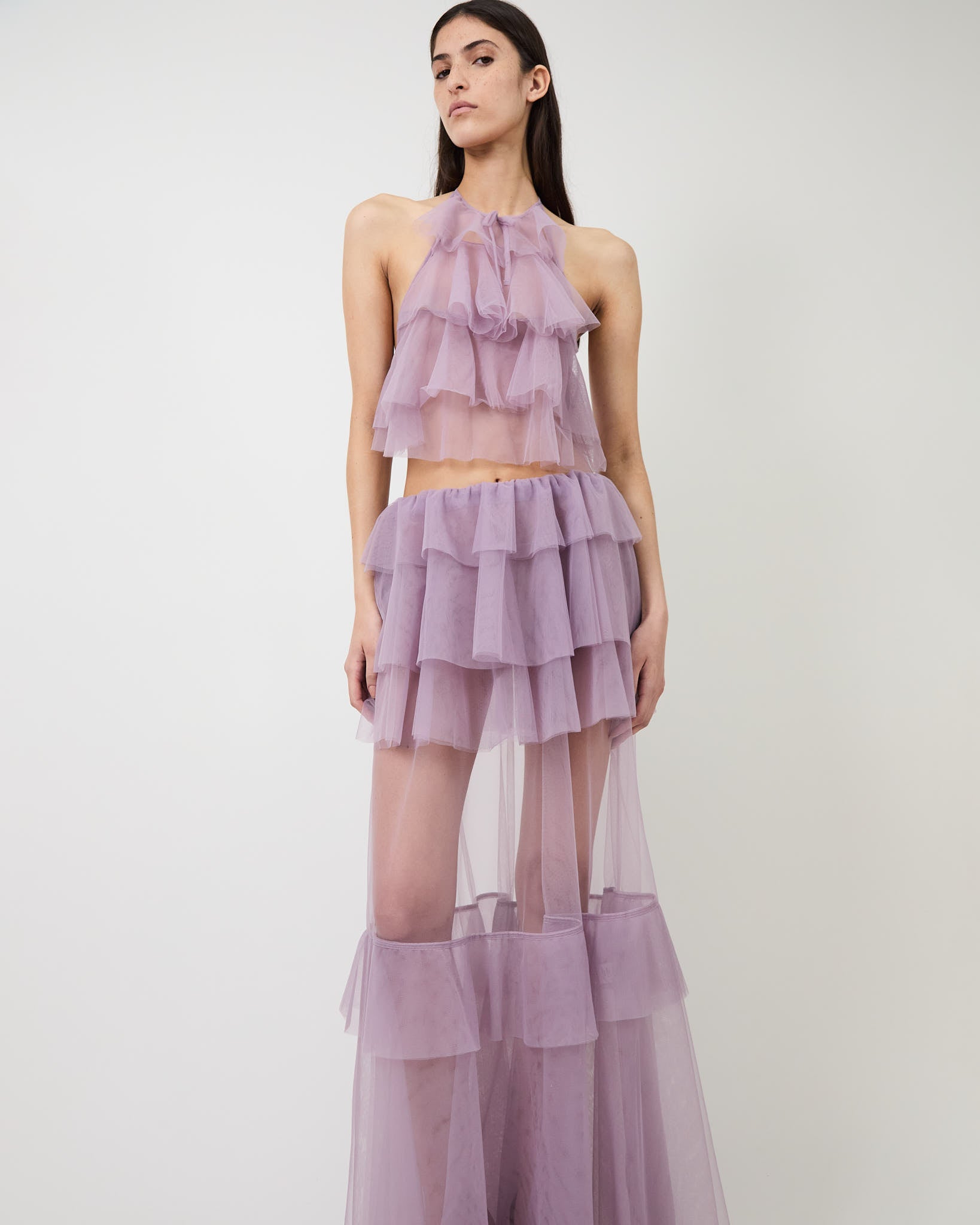 The Vilhelmine skirt in tiered tulle