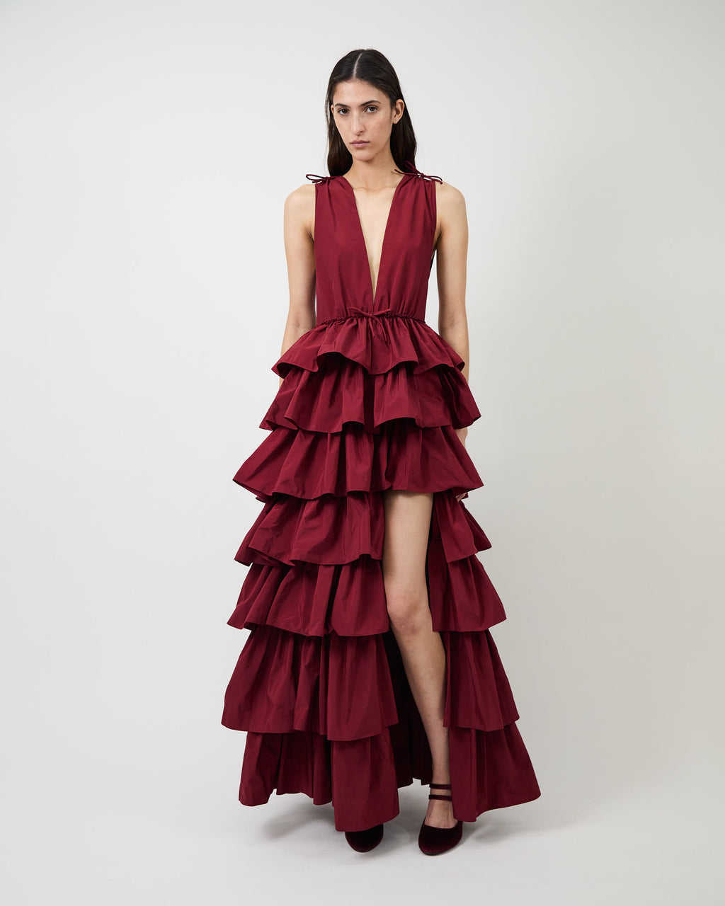 The Henriette ruffle gown