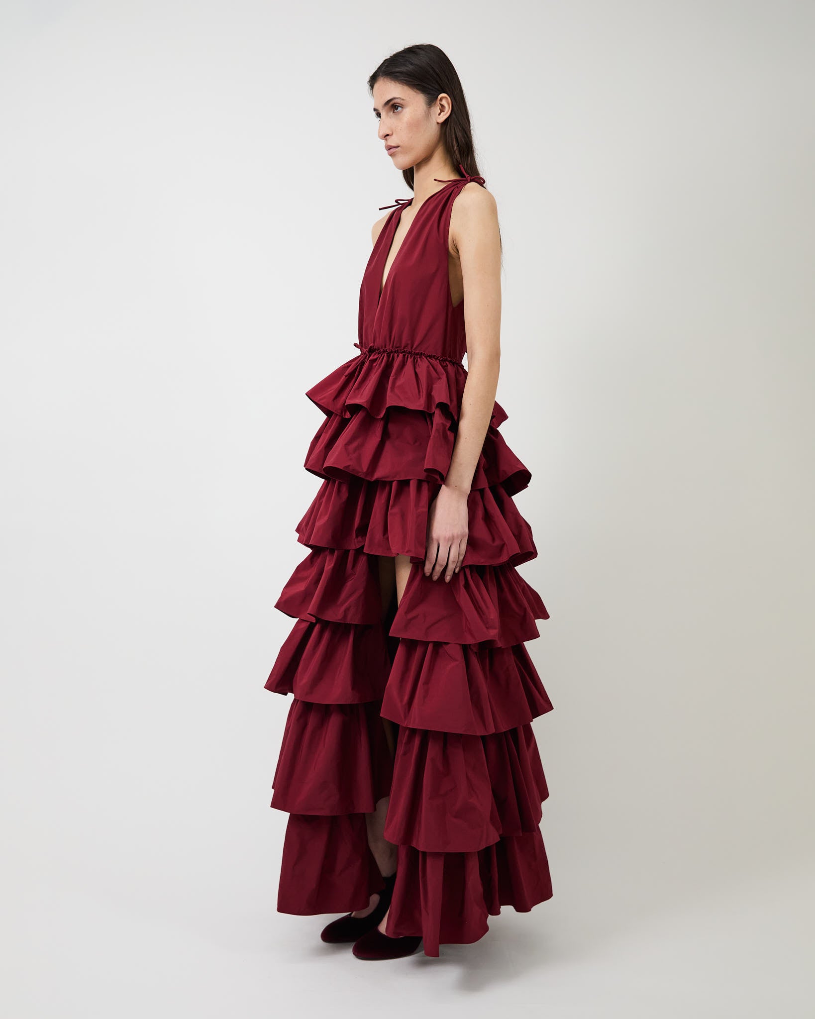 The Henriette ruffle gown