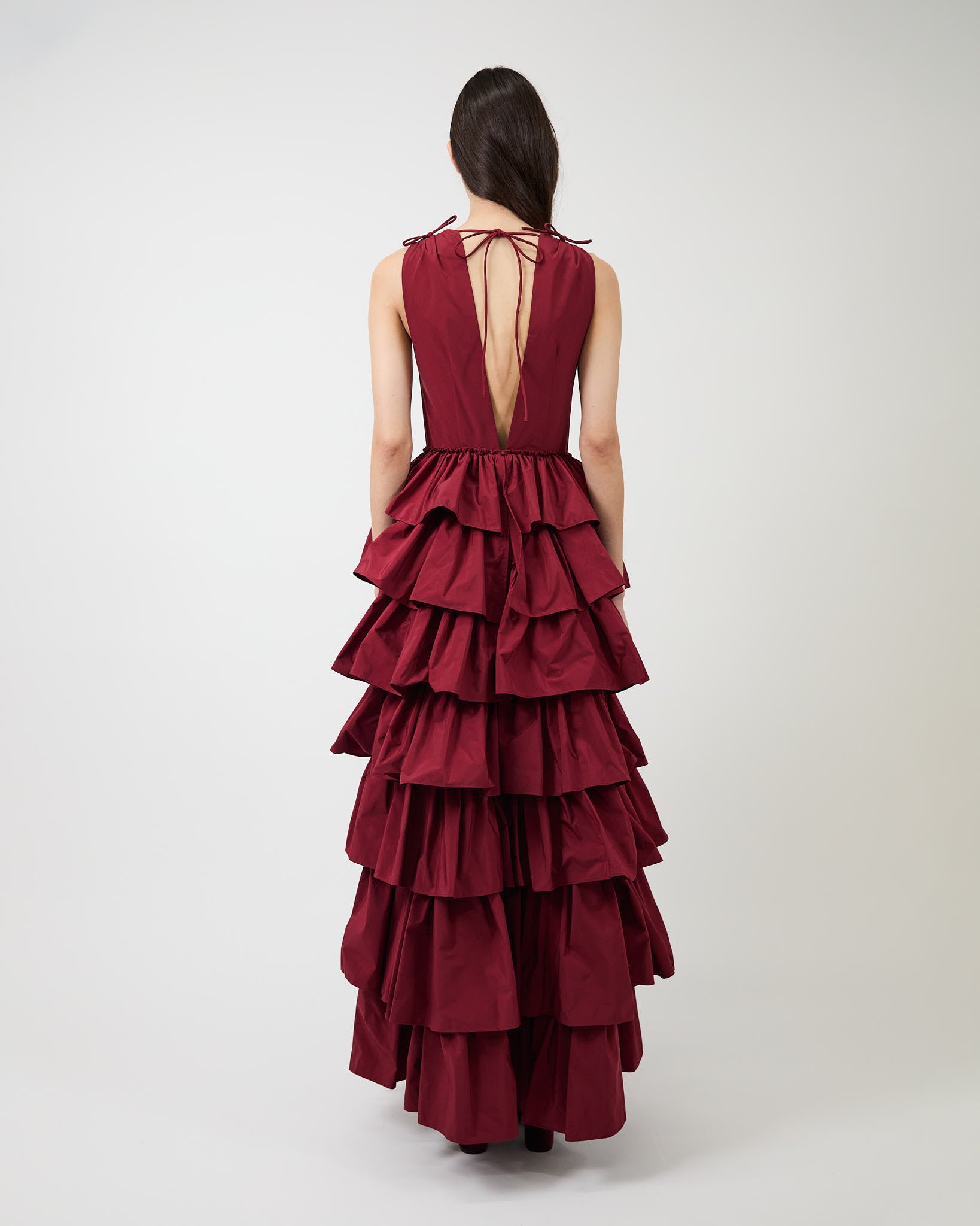 The Henriette ruffle gown