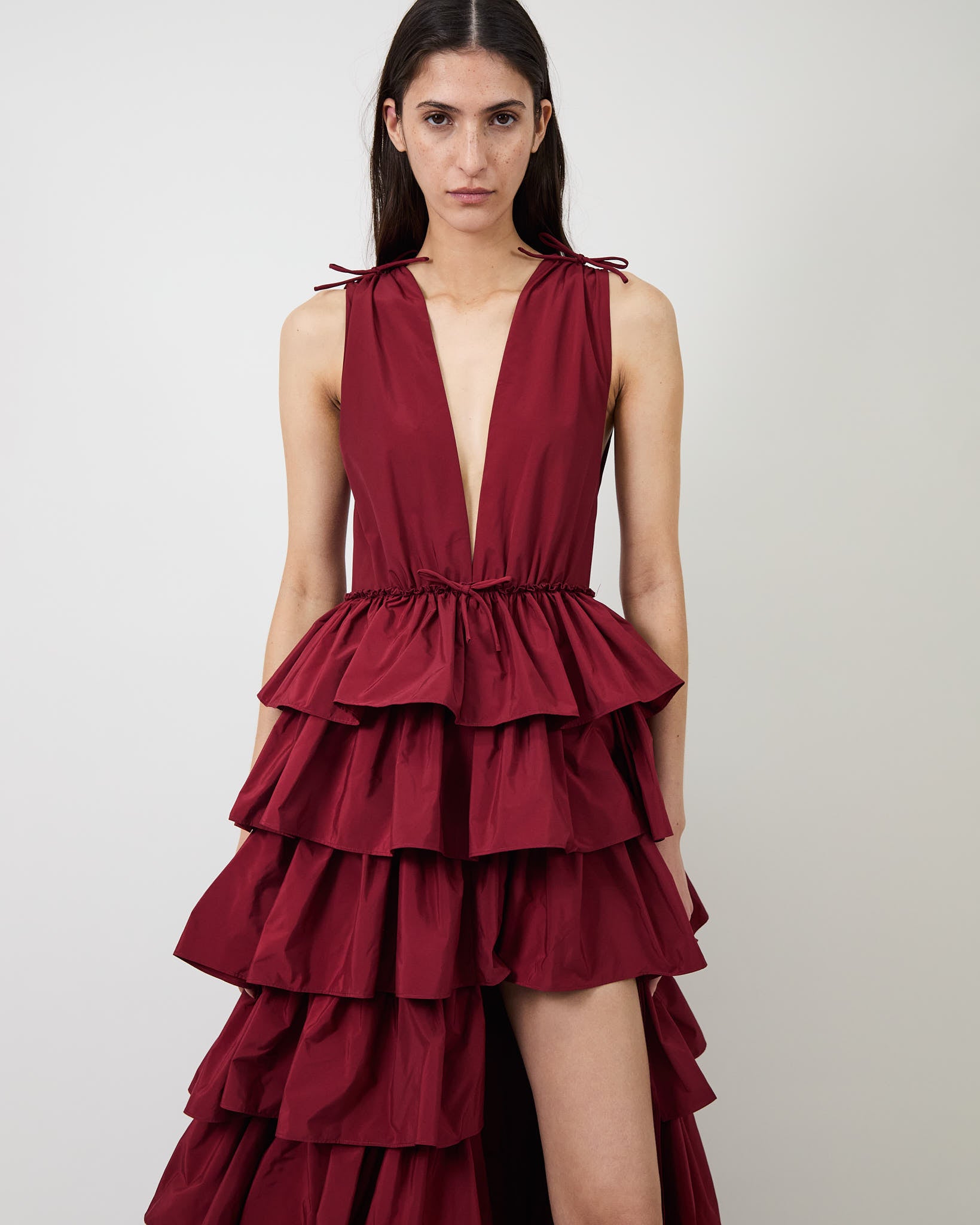 The Henriette ruffle gown