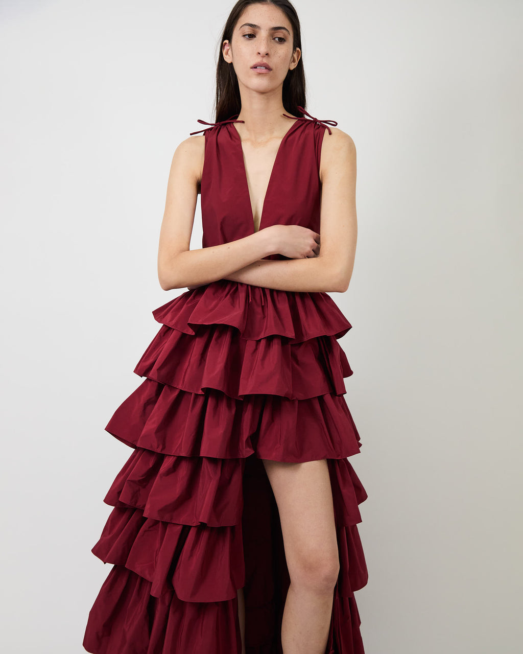 The Henriette ruffle gown