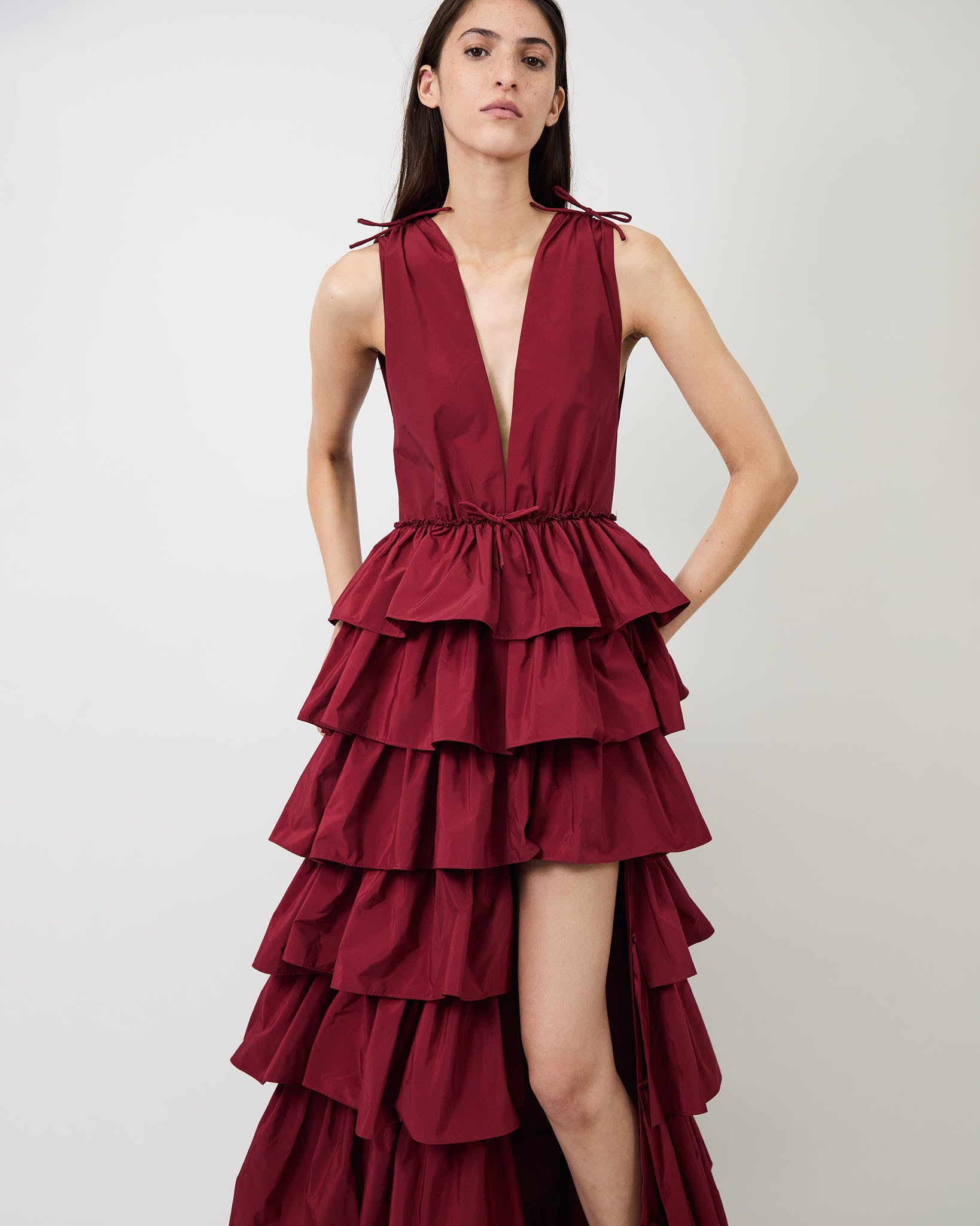 The Henriette ruffle gown