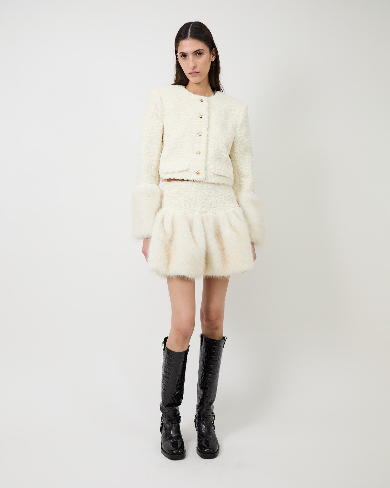 The Lita faux fur skirt – Aknvas