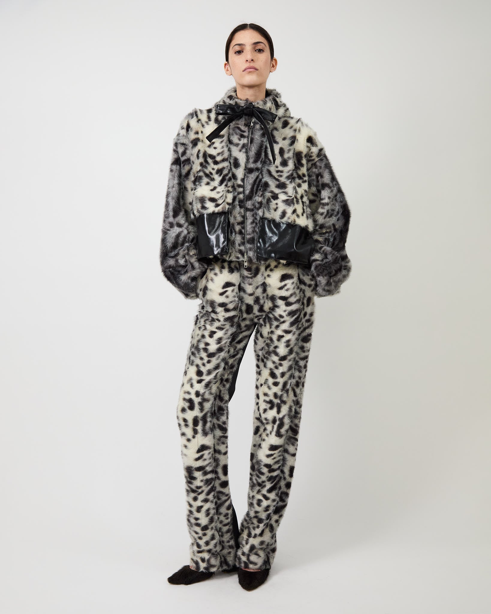 The Hesse jacket in faux leopard