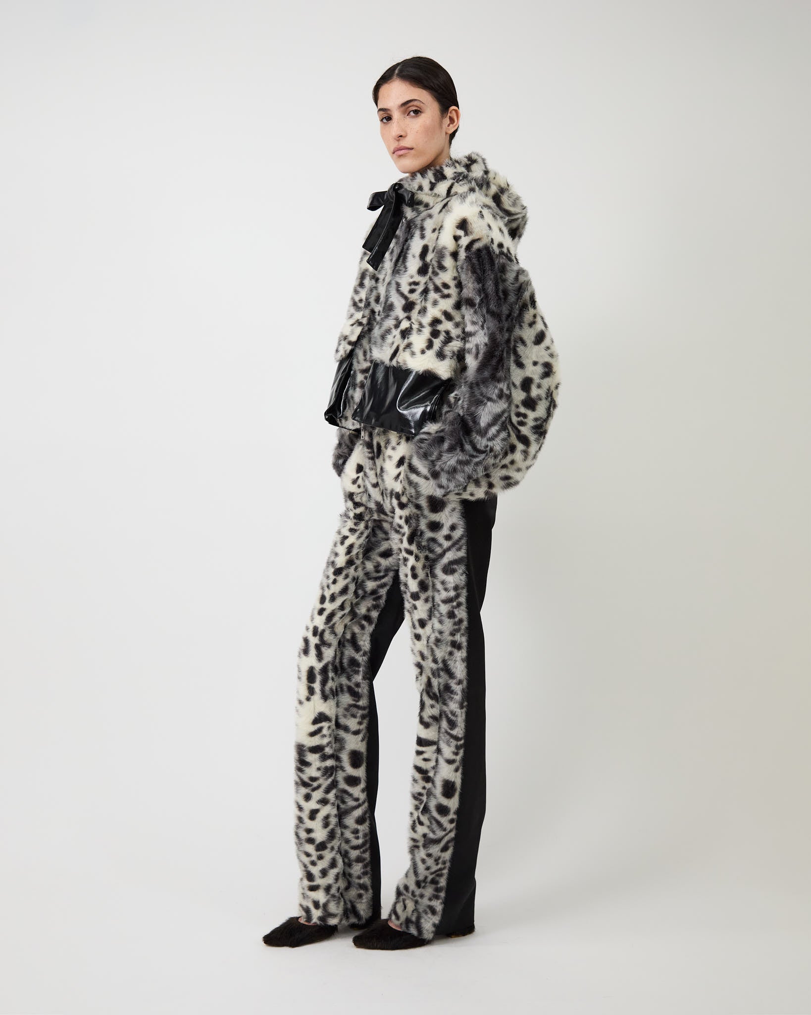 The Barberini pants in faux leopard