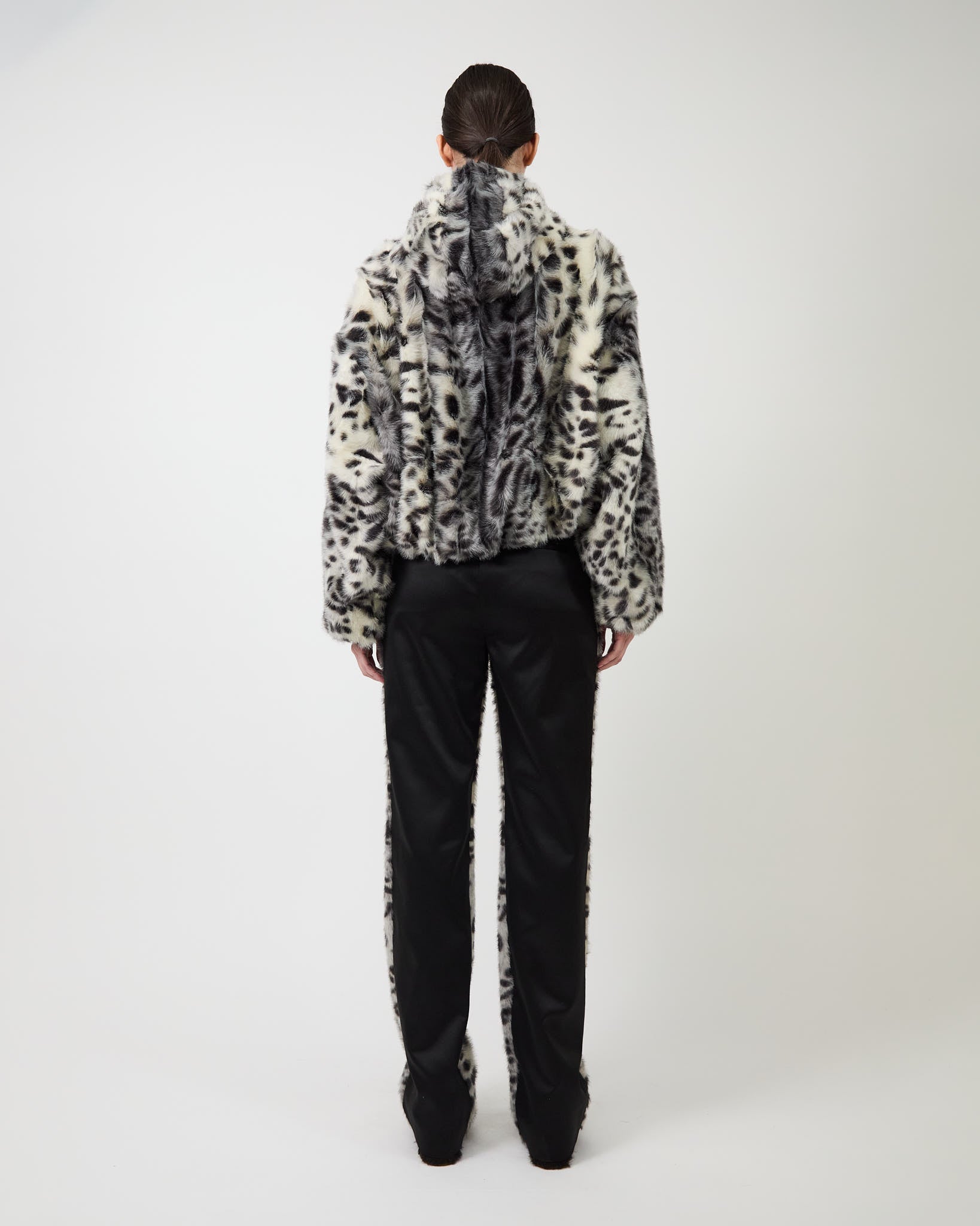 The Barberini pants in faux leopard