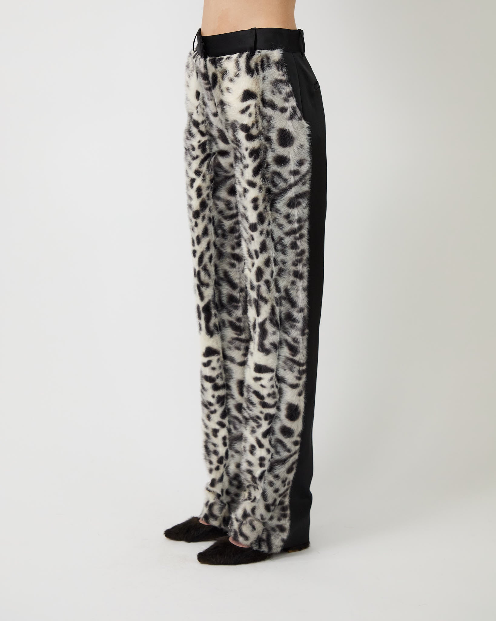 The Barberini pants in faux leopard