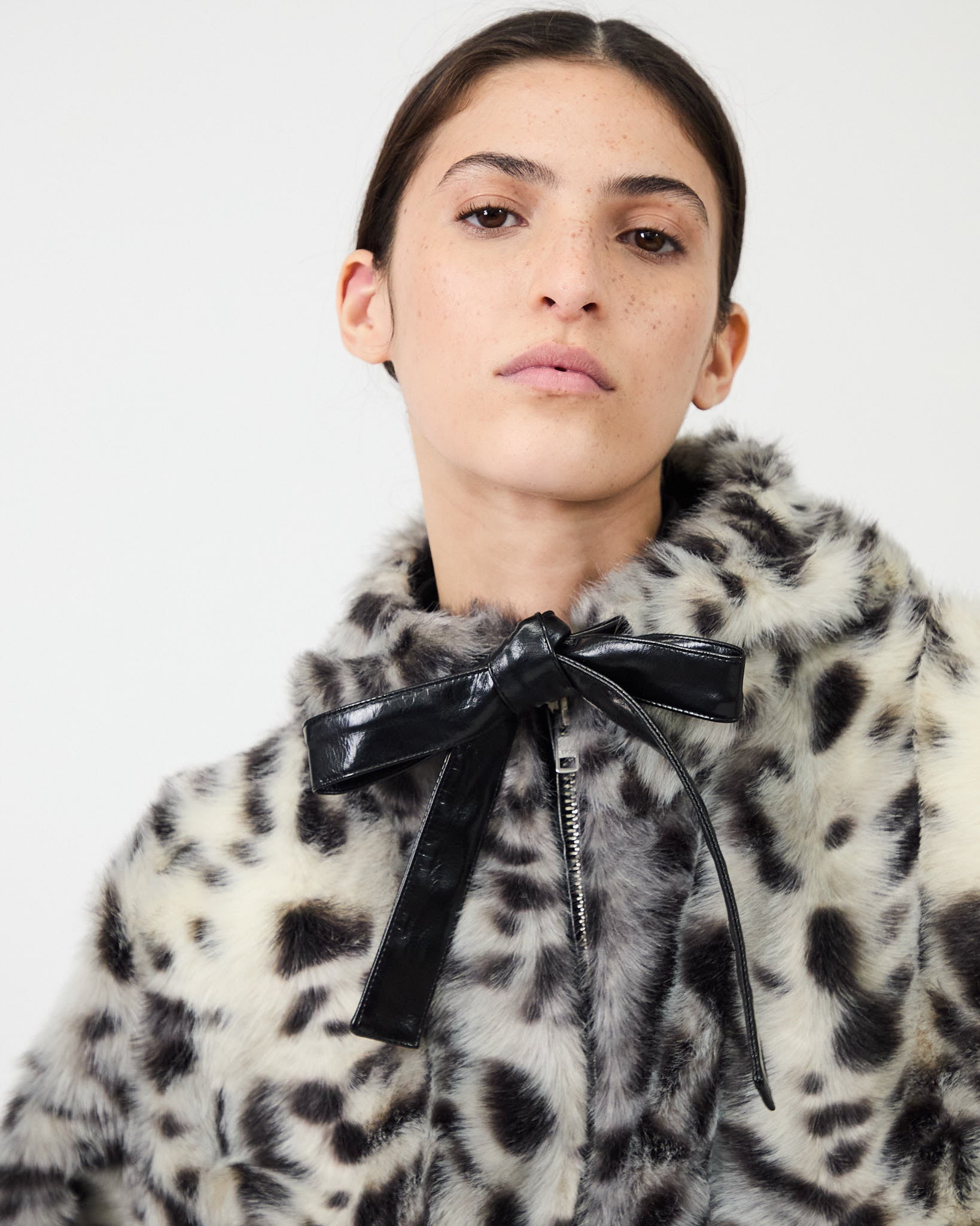 The Hesse jacket in faux leopard