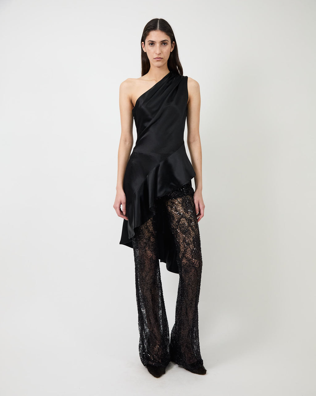 The Lennon embroidered lace pants