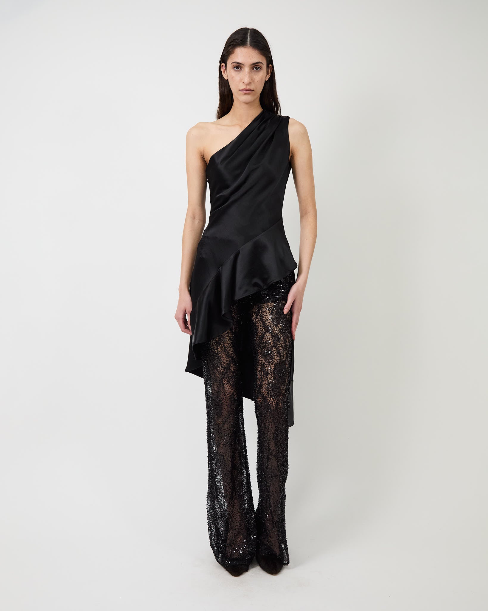 The Lennon embroidered lace pants