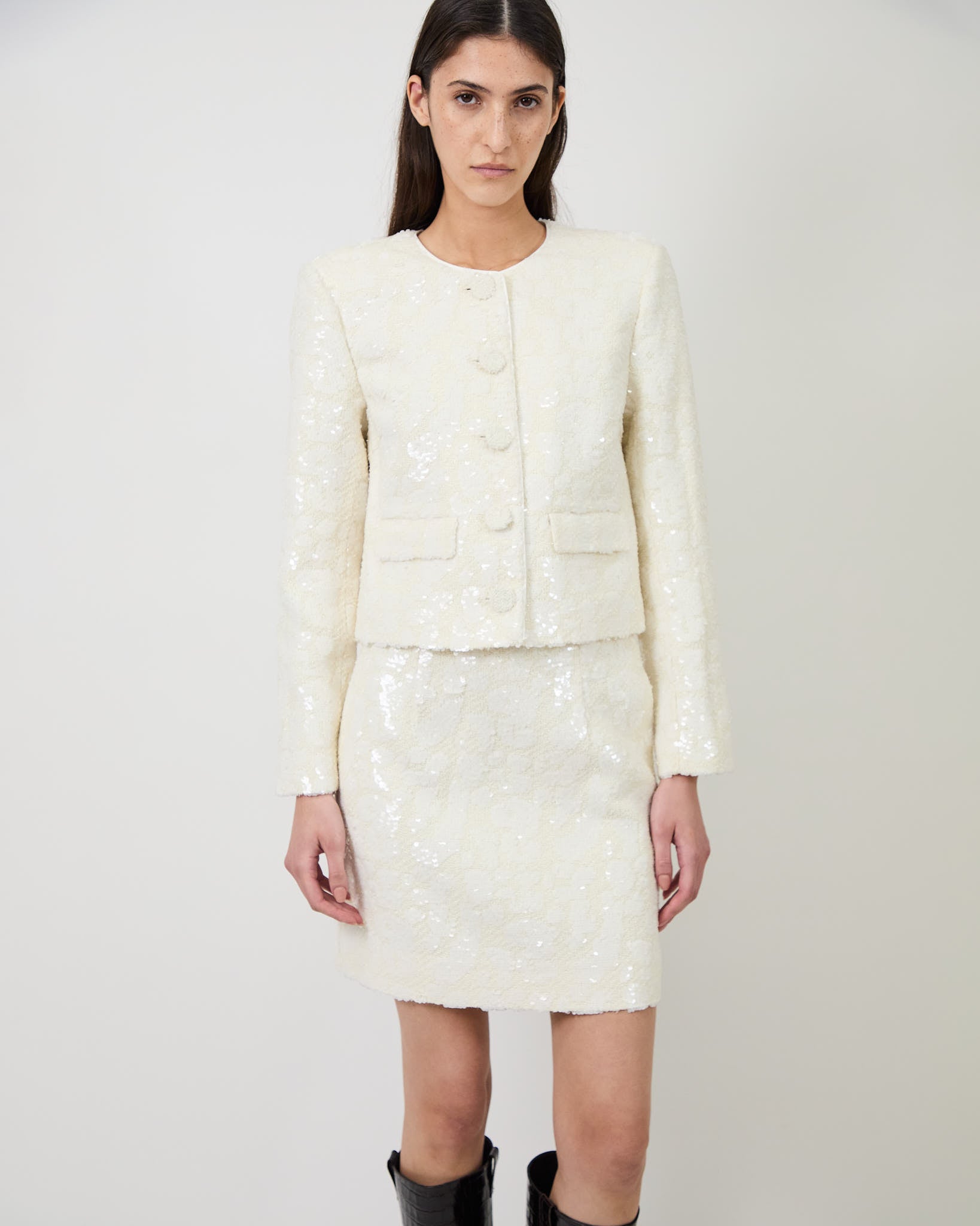 The Barnett blazer in white