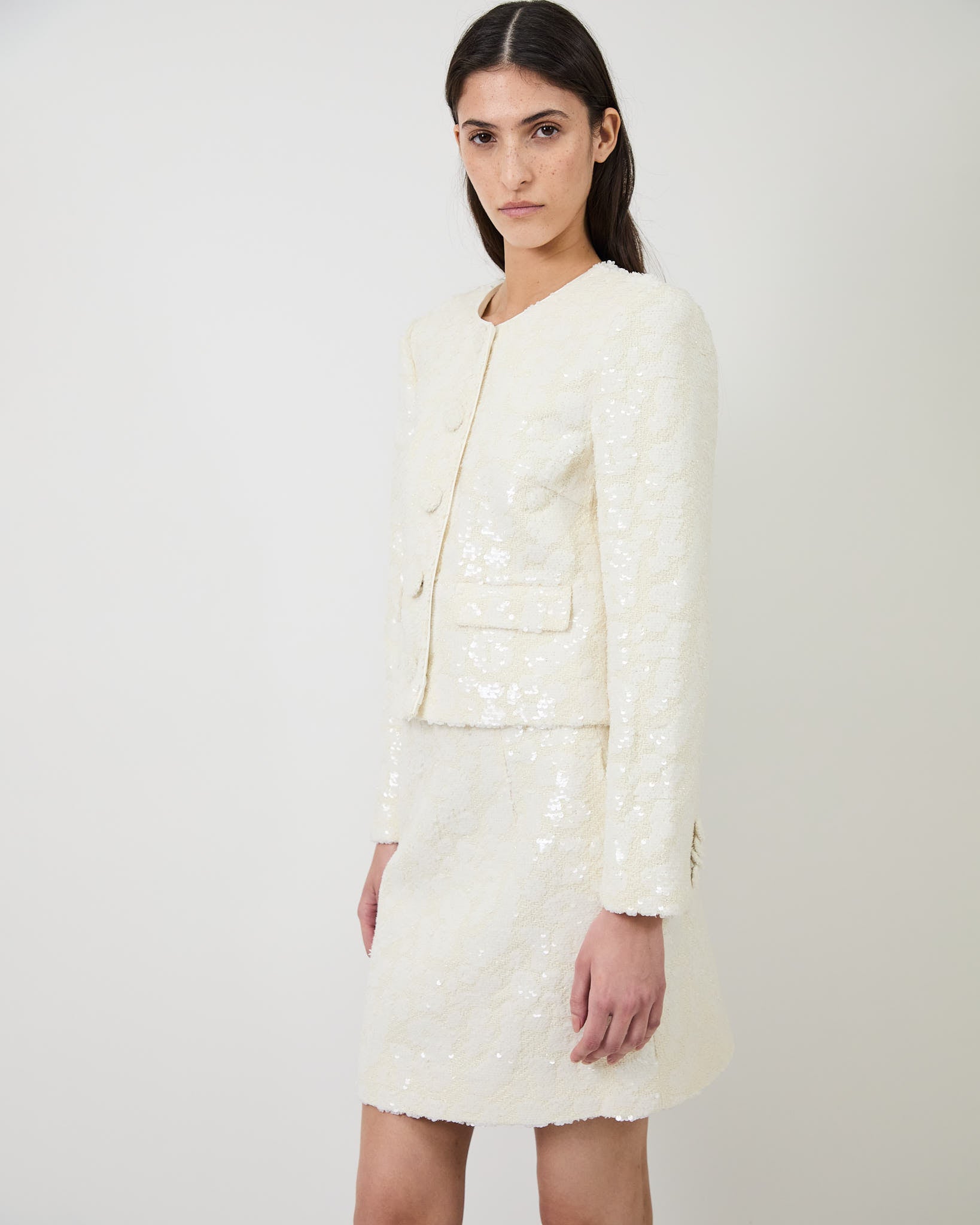 The Barnett blazer in white