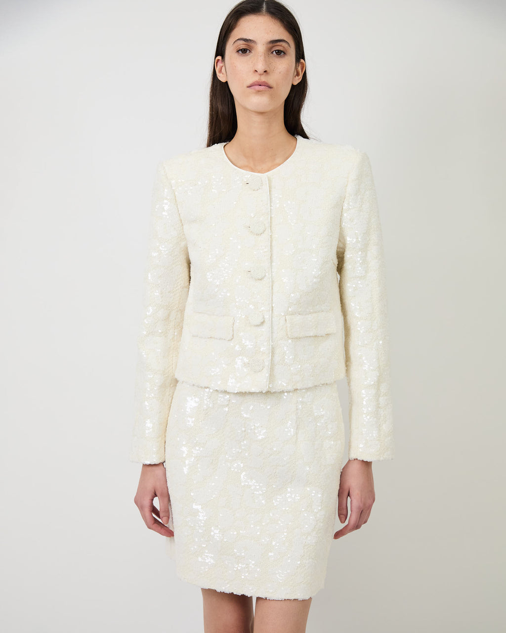 The Barnett blazer in white