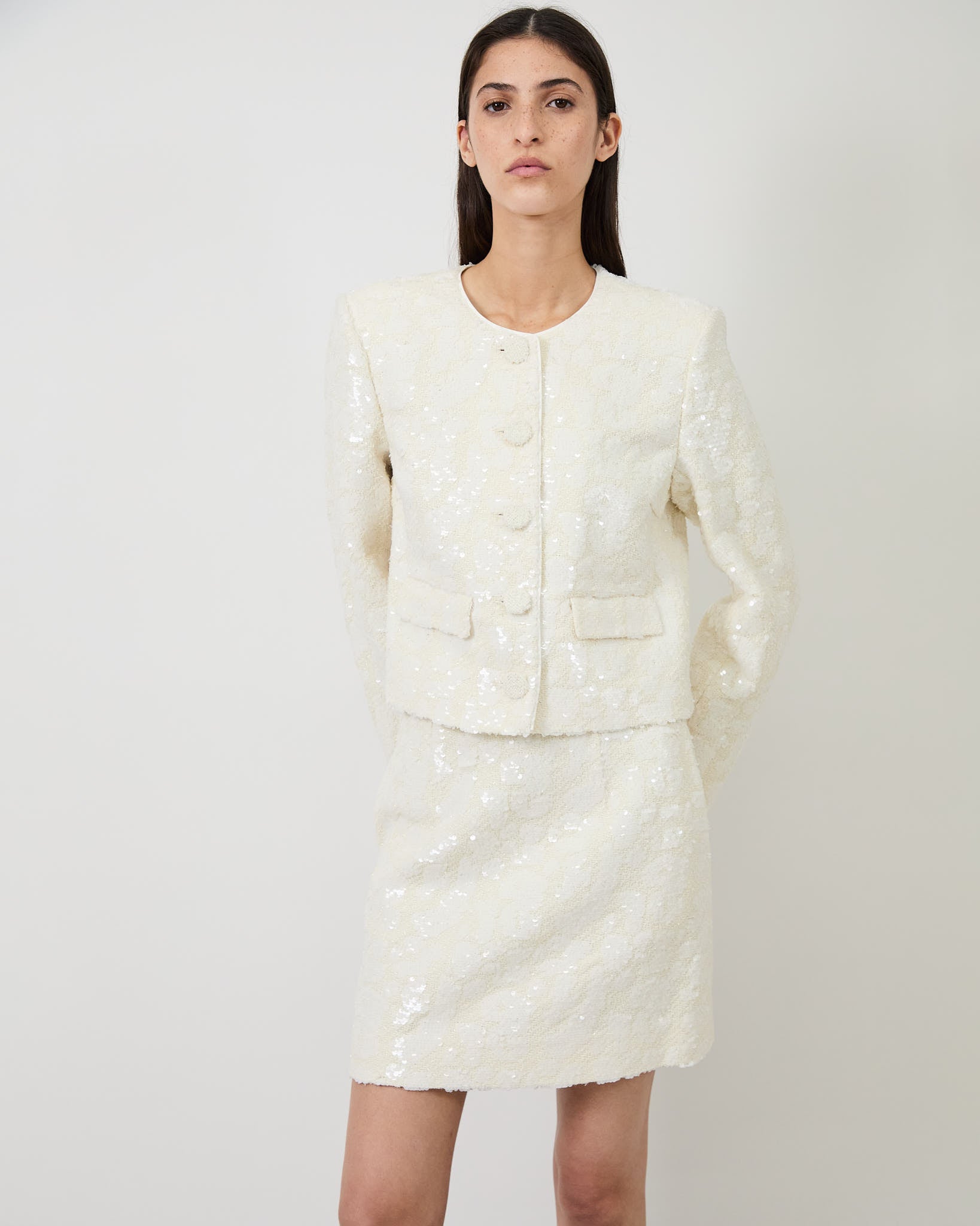 The Barnett blazer in white