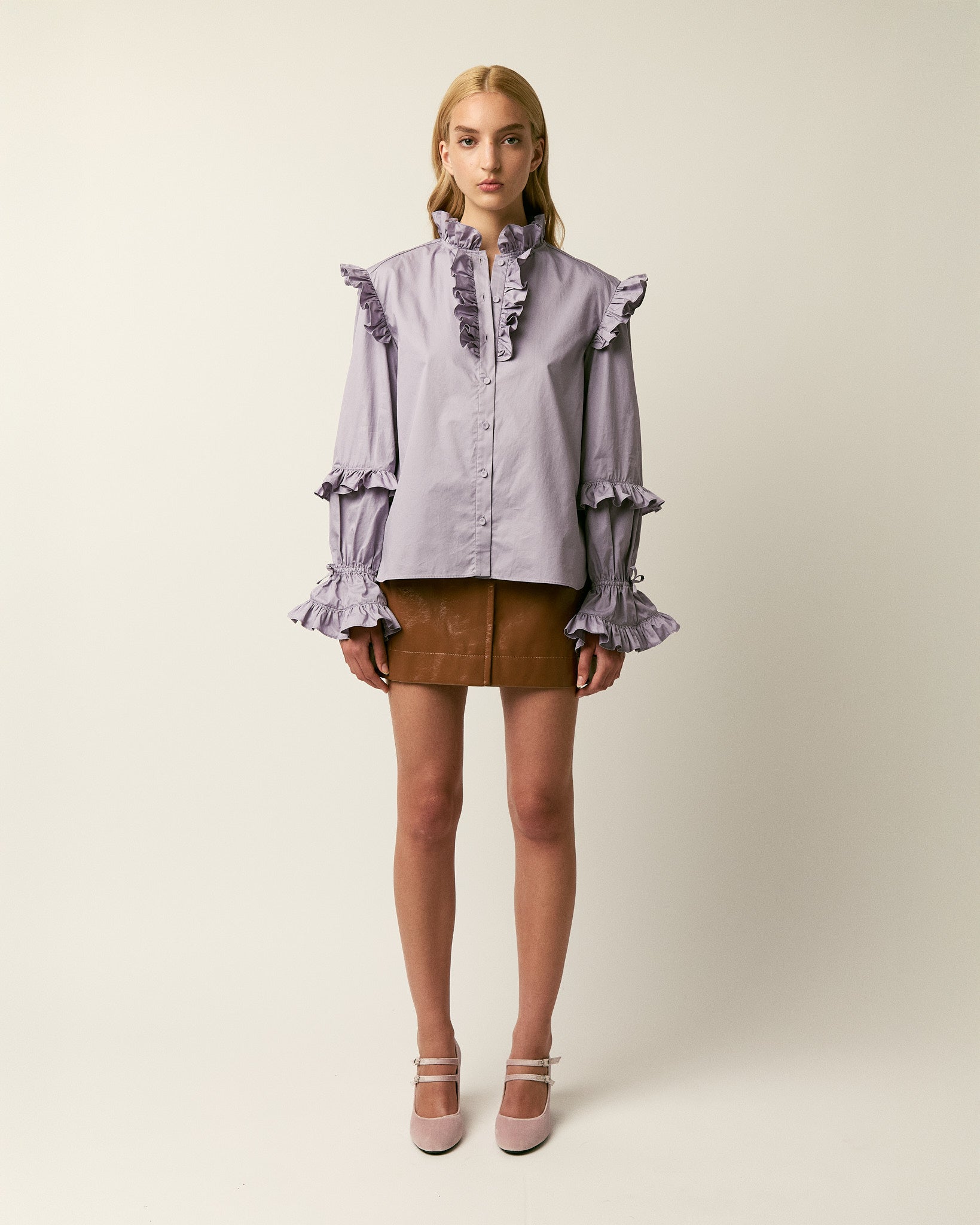 RUBIN Vegan Leather Skirt