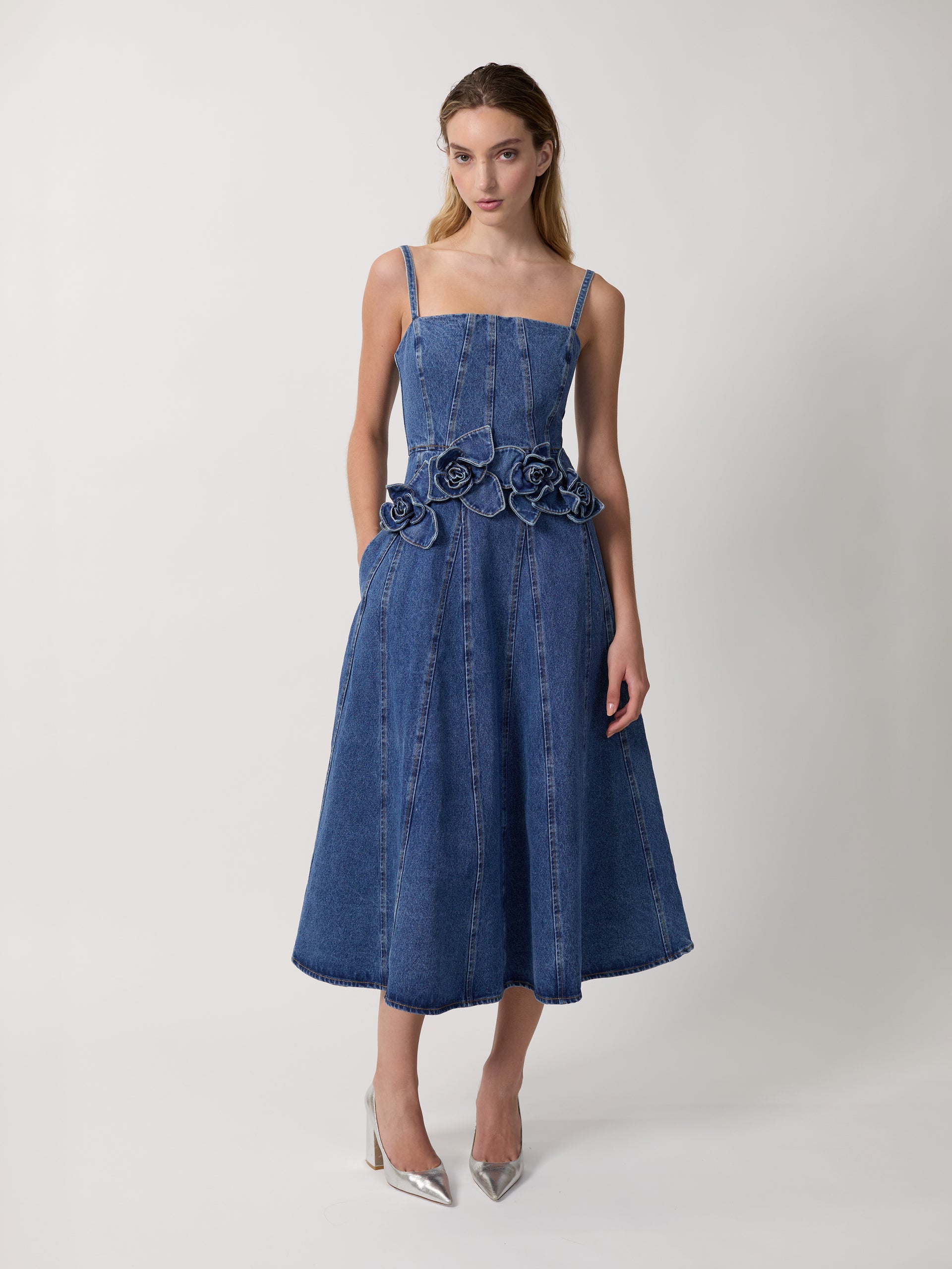 The Eryn dress in denim