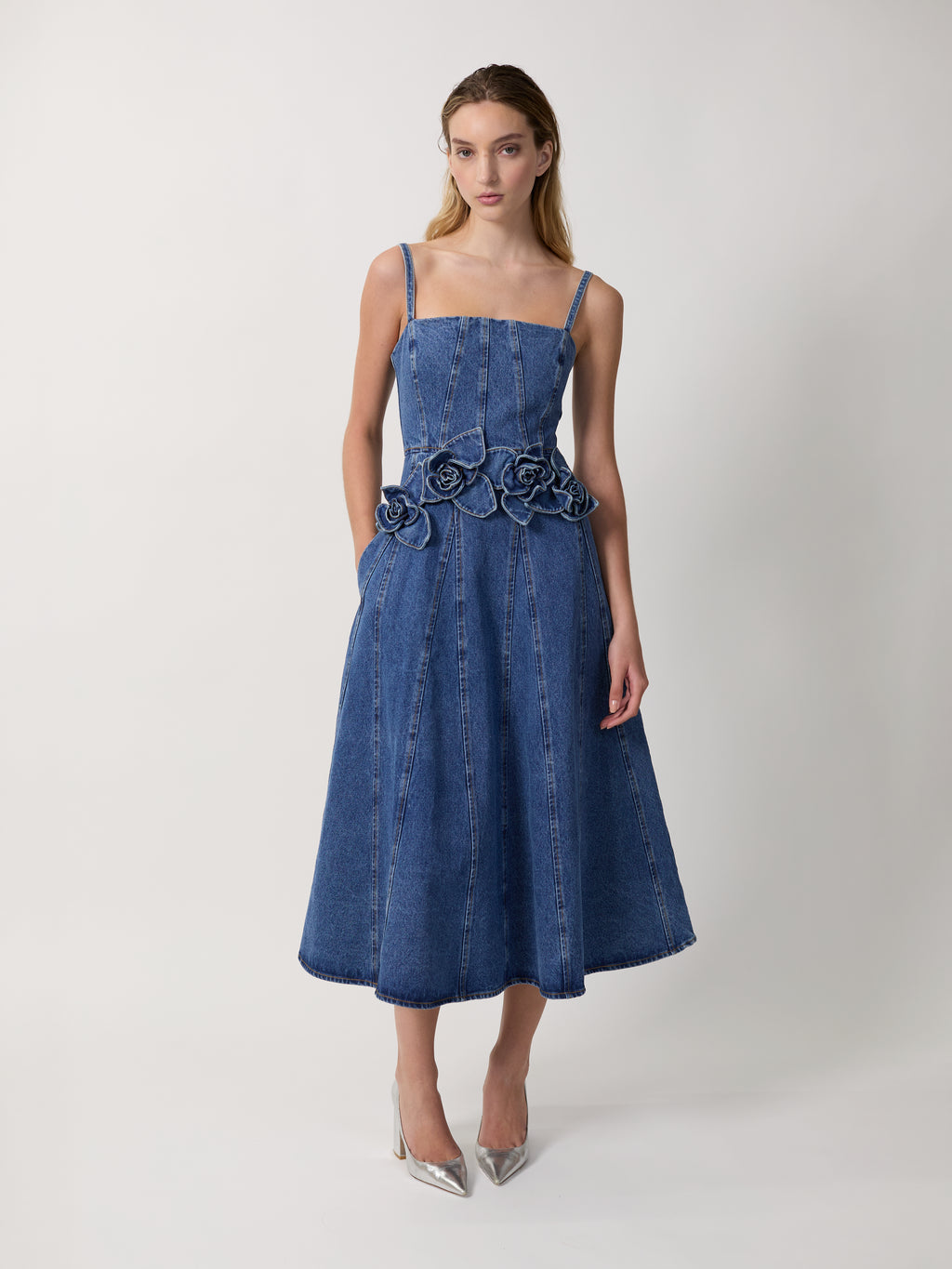 The Eryn dress in denim