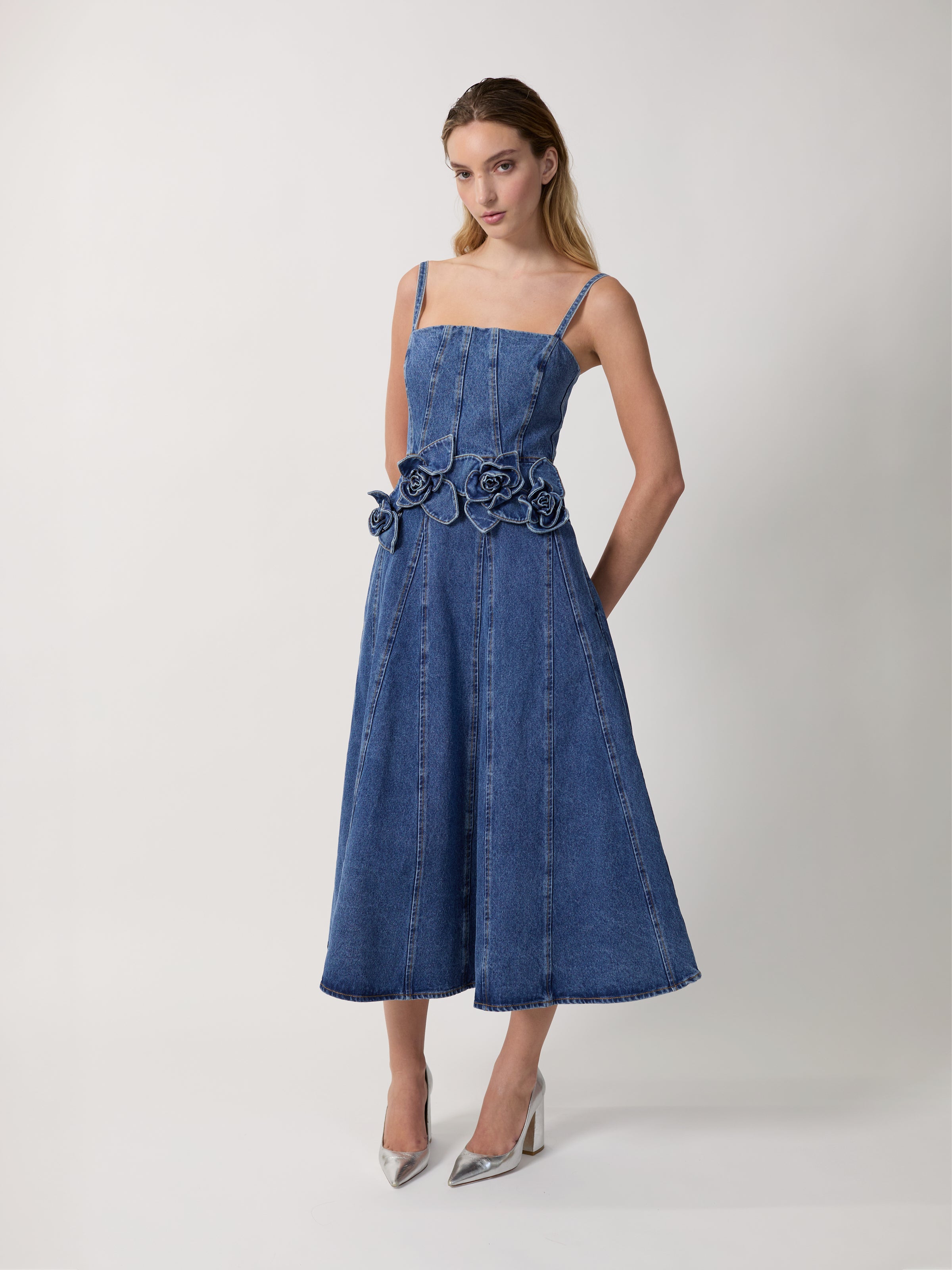 The Eryn dress in denim