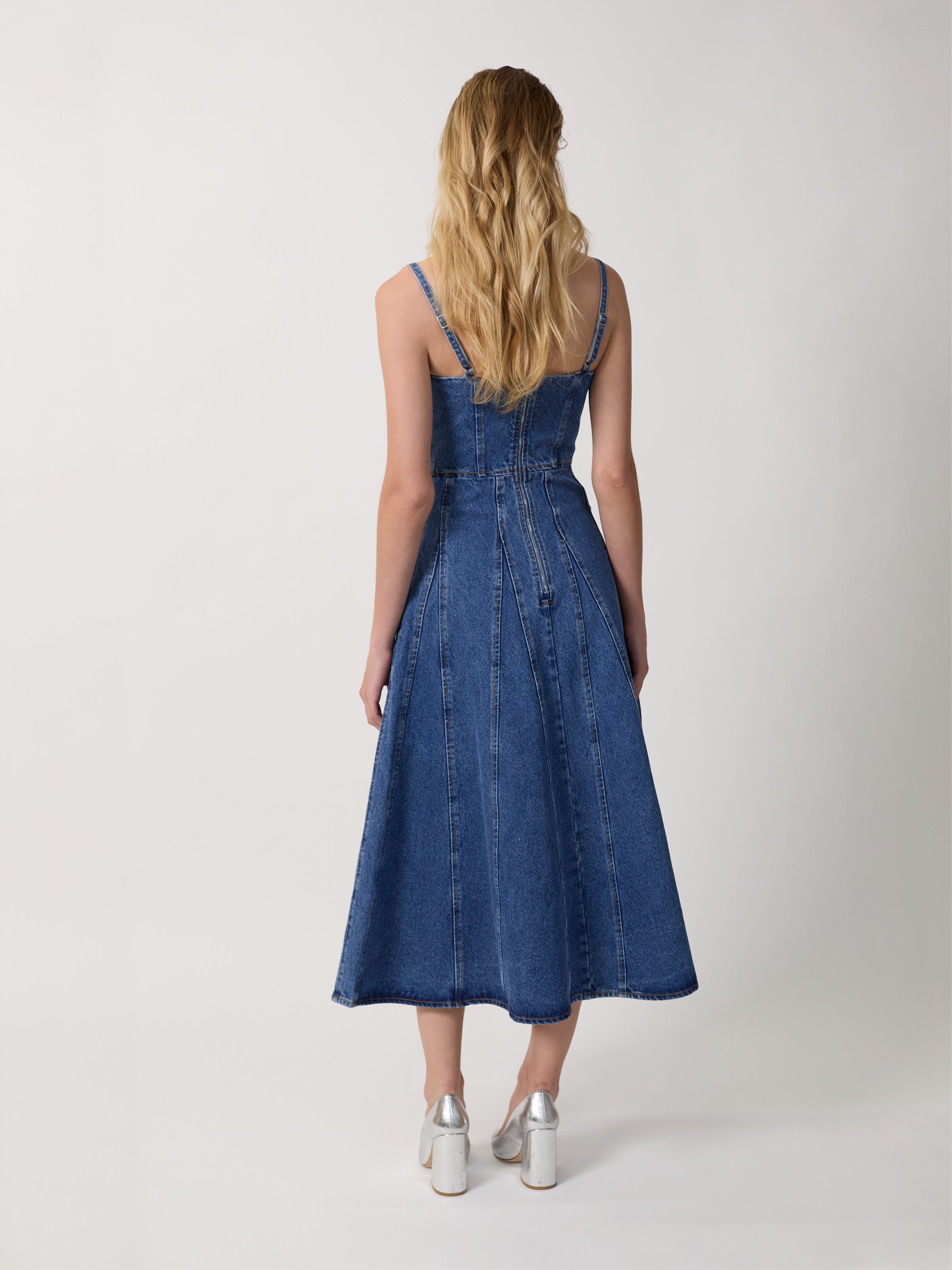 The Eryn dress in denim