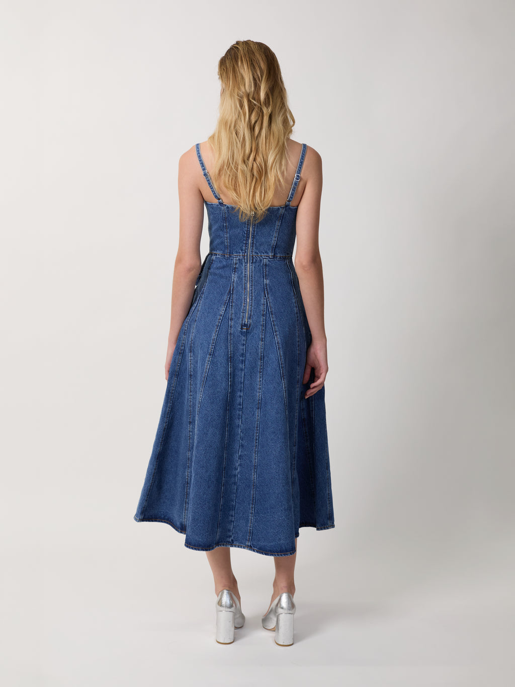 The Eryn dress in denim