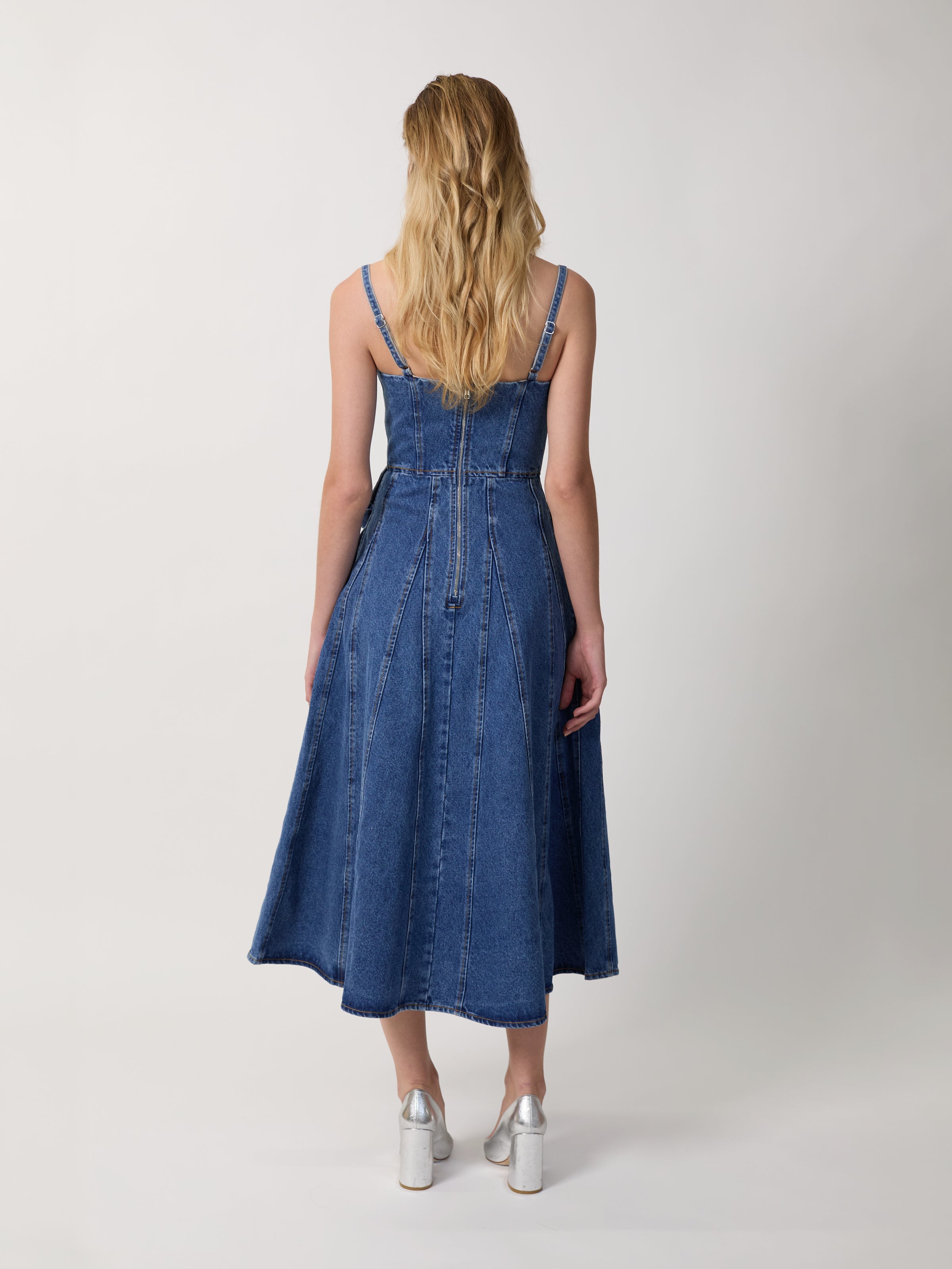 The Eryn dress in denim