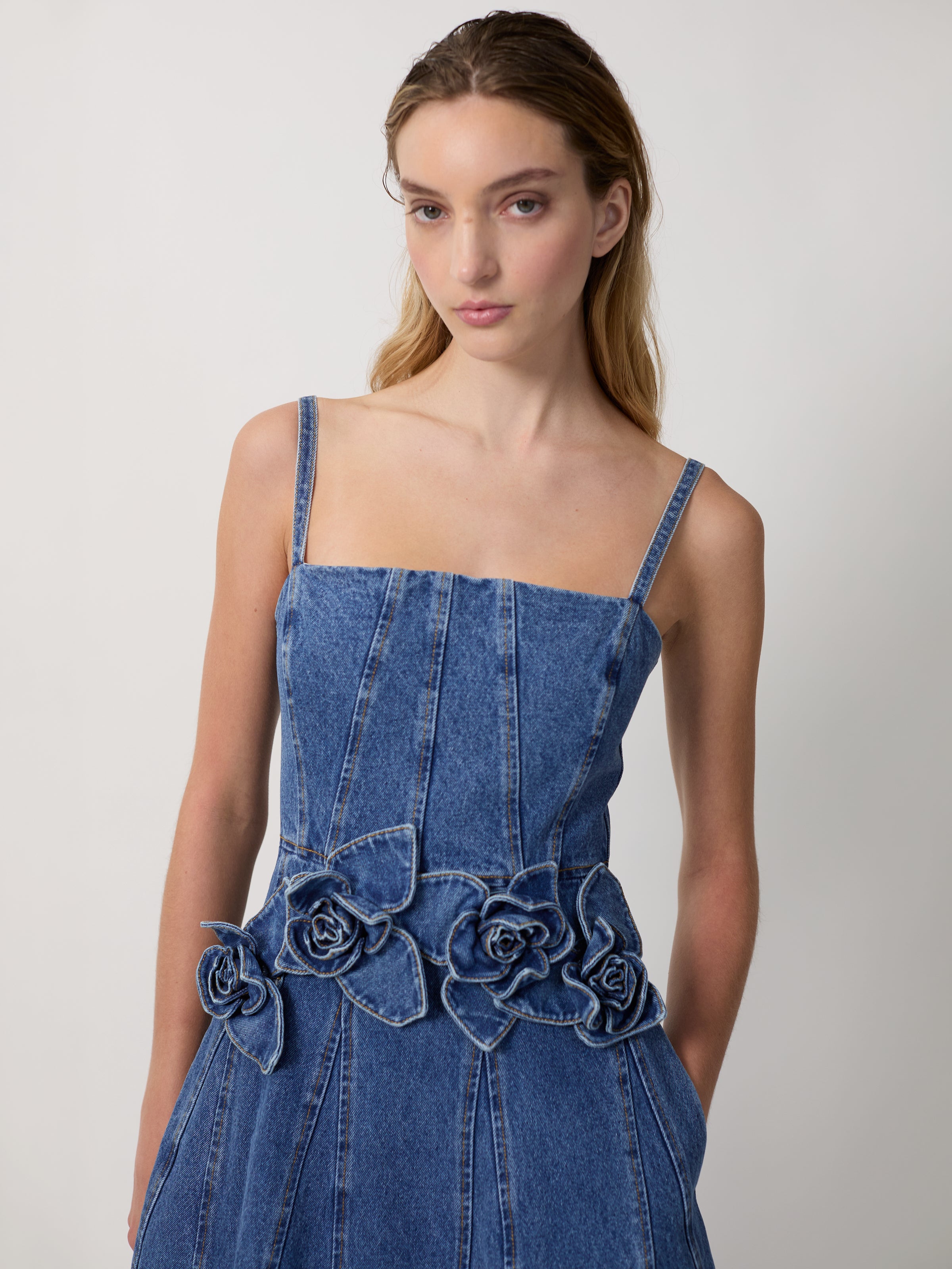 The Eryn dress in denim