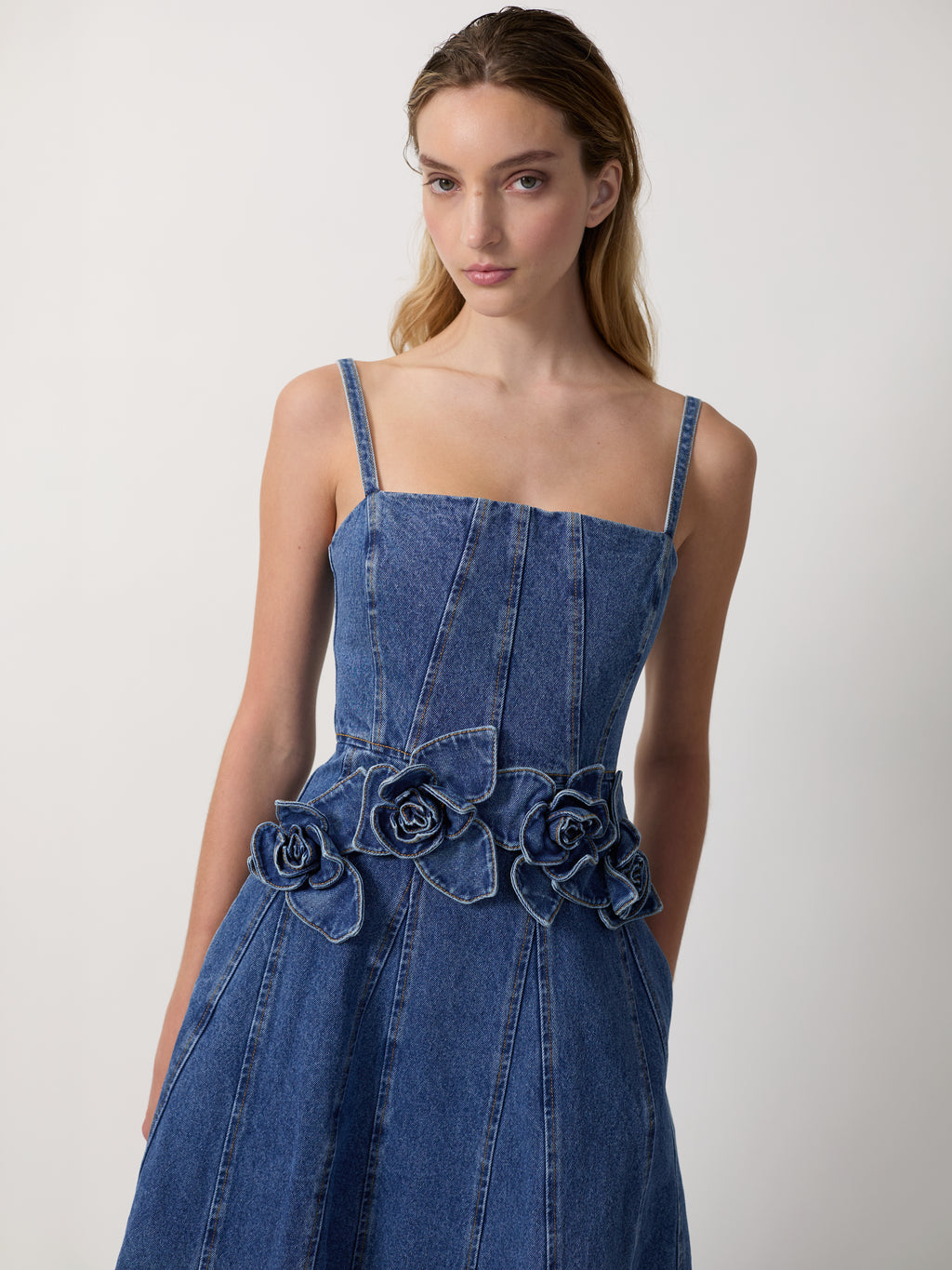 The Eryn dress in denim