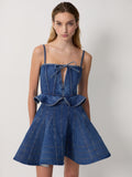 The Kalle skirt in deep blue