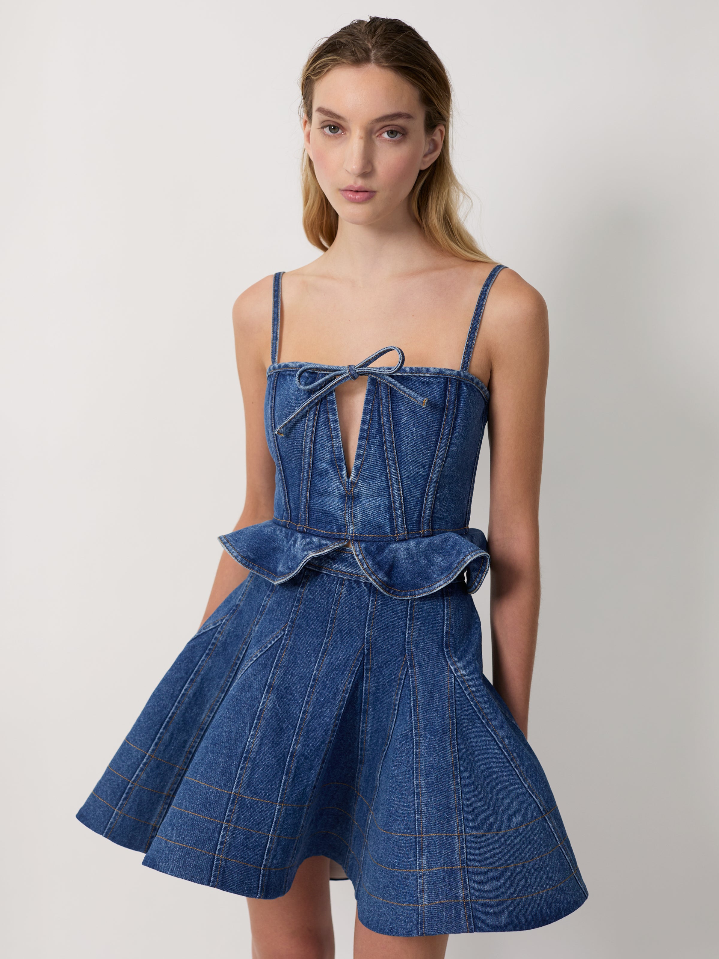 The Kalle skirt in deep blue