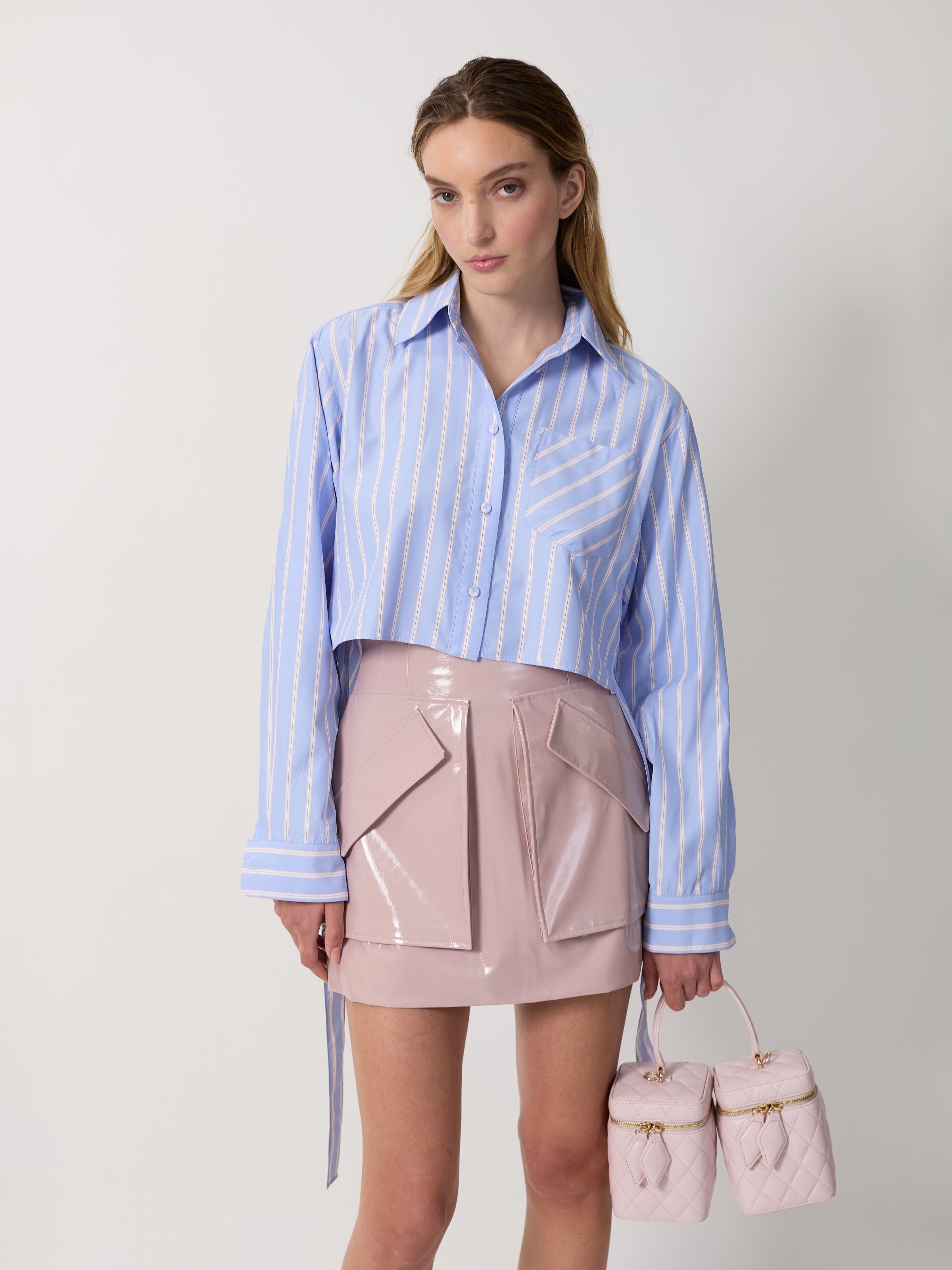 The Cherry skirt in mauve rose