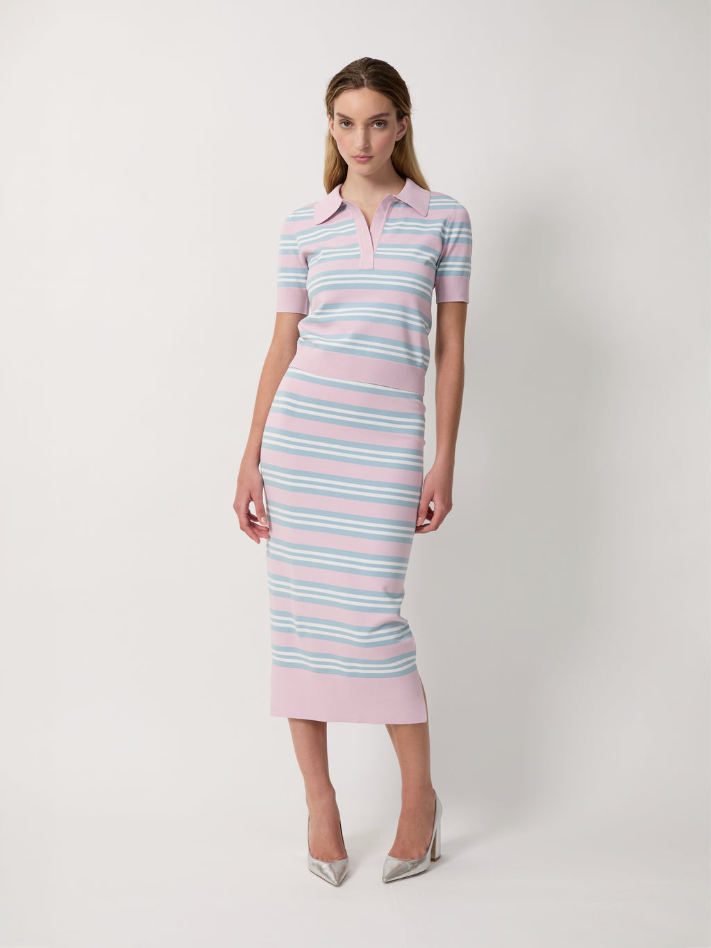 The Emma polo in stripes