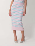 The Rosalyn skirt in stripes