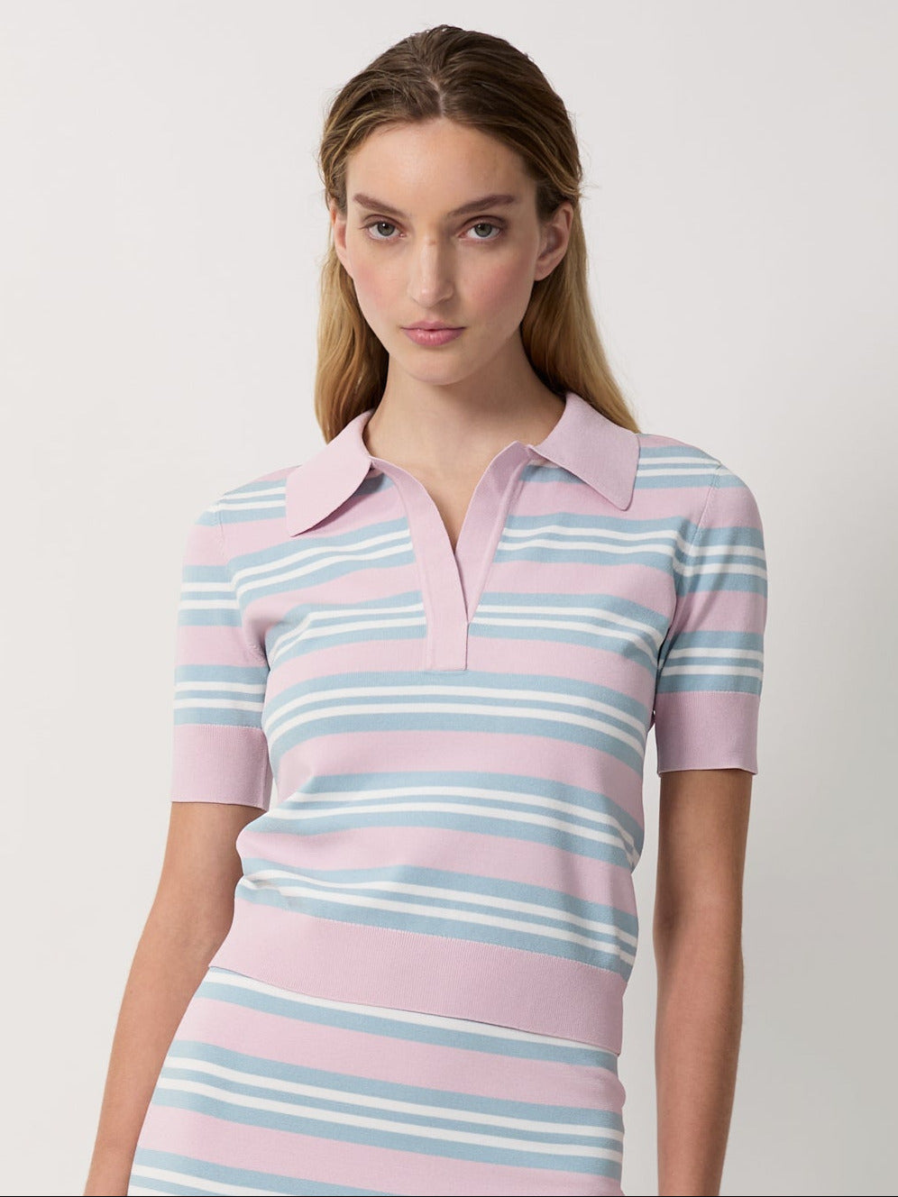 The Emma polo in stripes