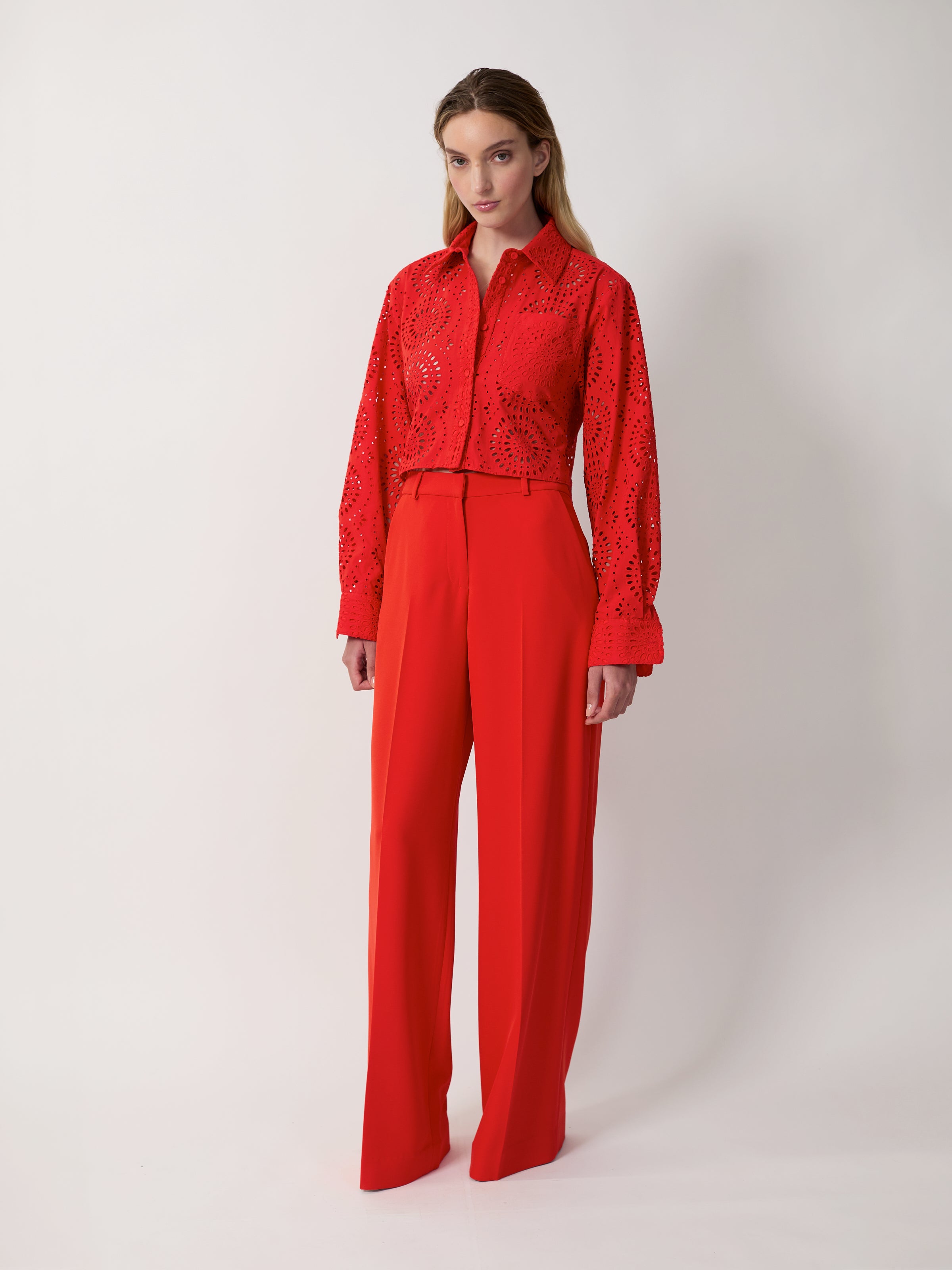 The Elin trousers in red