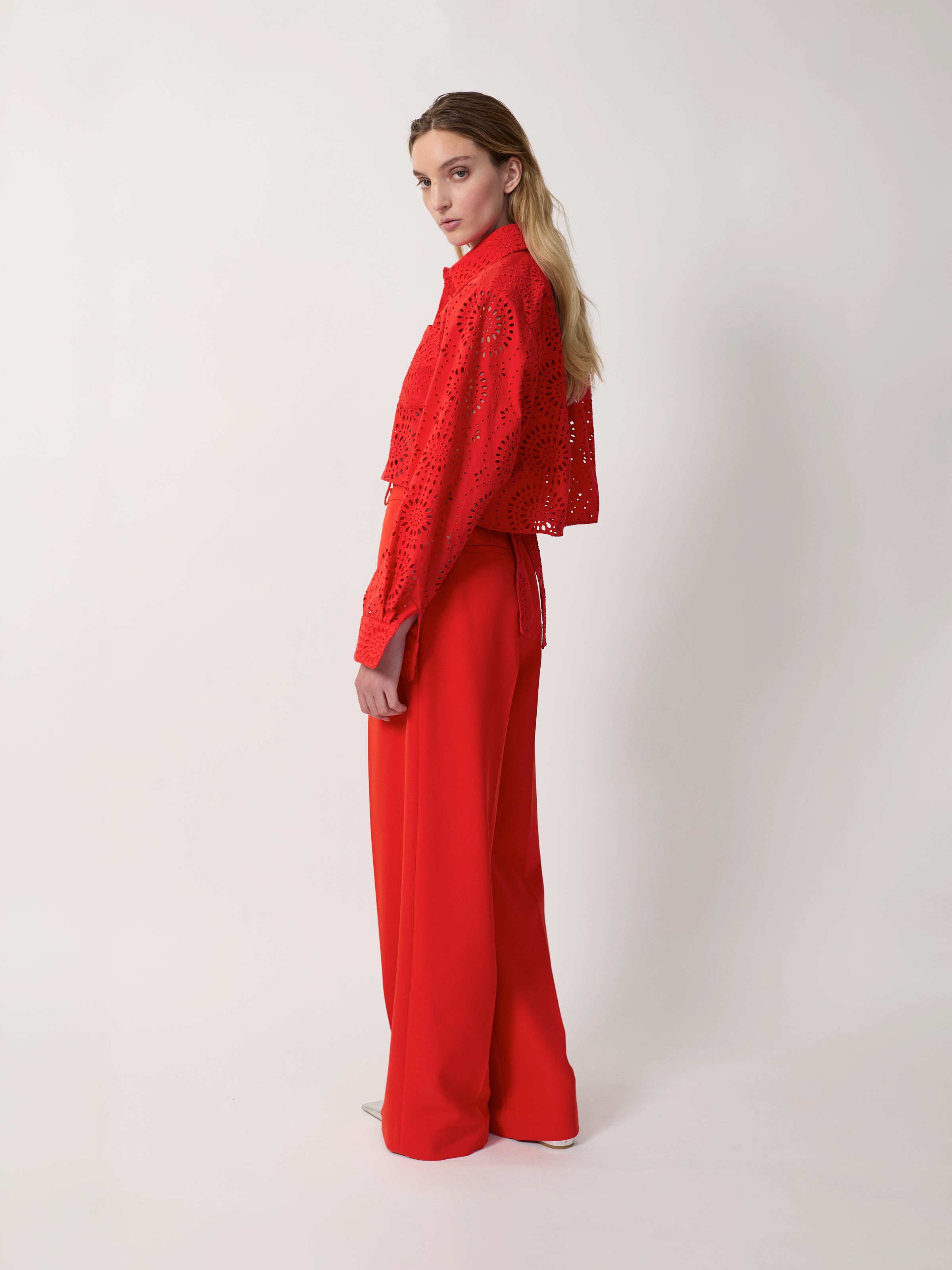 The Elin trousers in red
