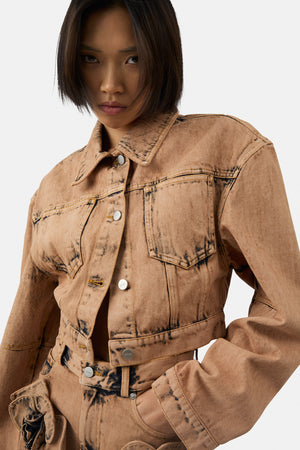 The cropped Mercer jean jacket