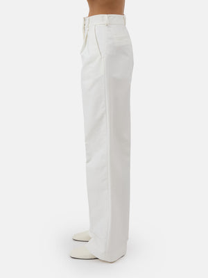 The Tate trousers in white