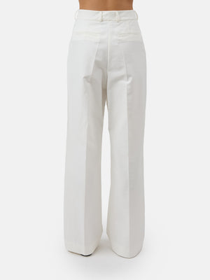 The Tate trousers in white