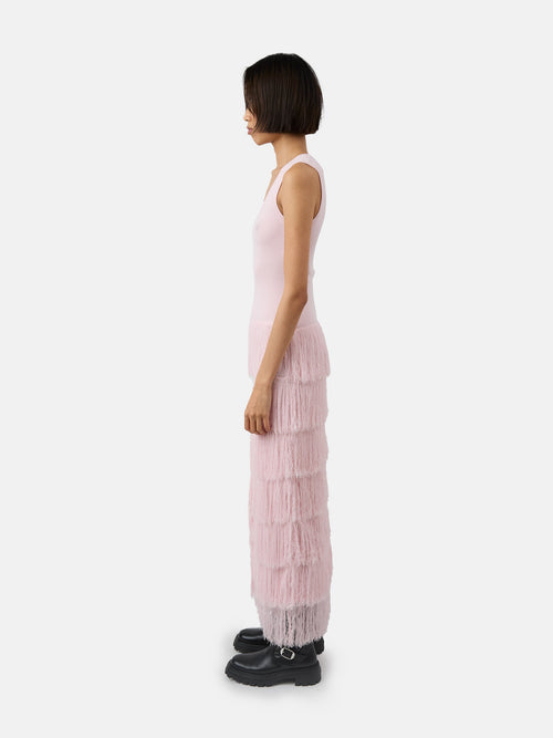 The Donzetta dress in rose quartz - final sale