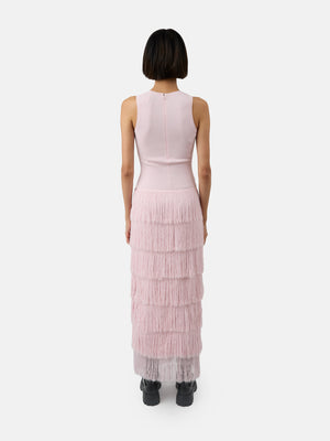 The Donzetta dress in rose quartz