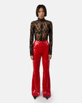 The Lennon pants in red