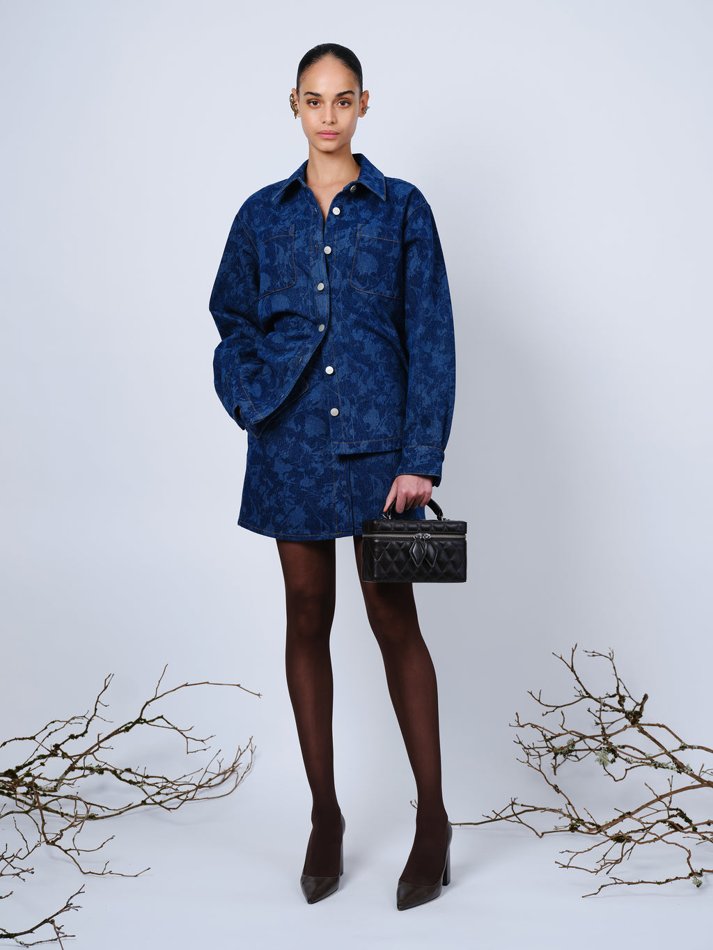 The Anders jacket in laser denim
