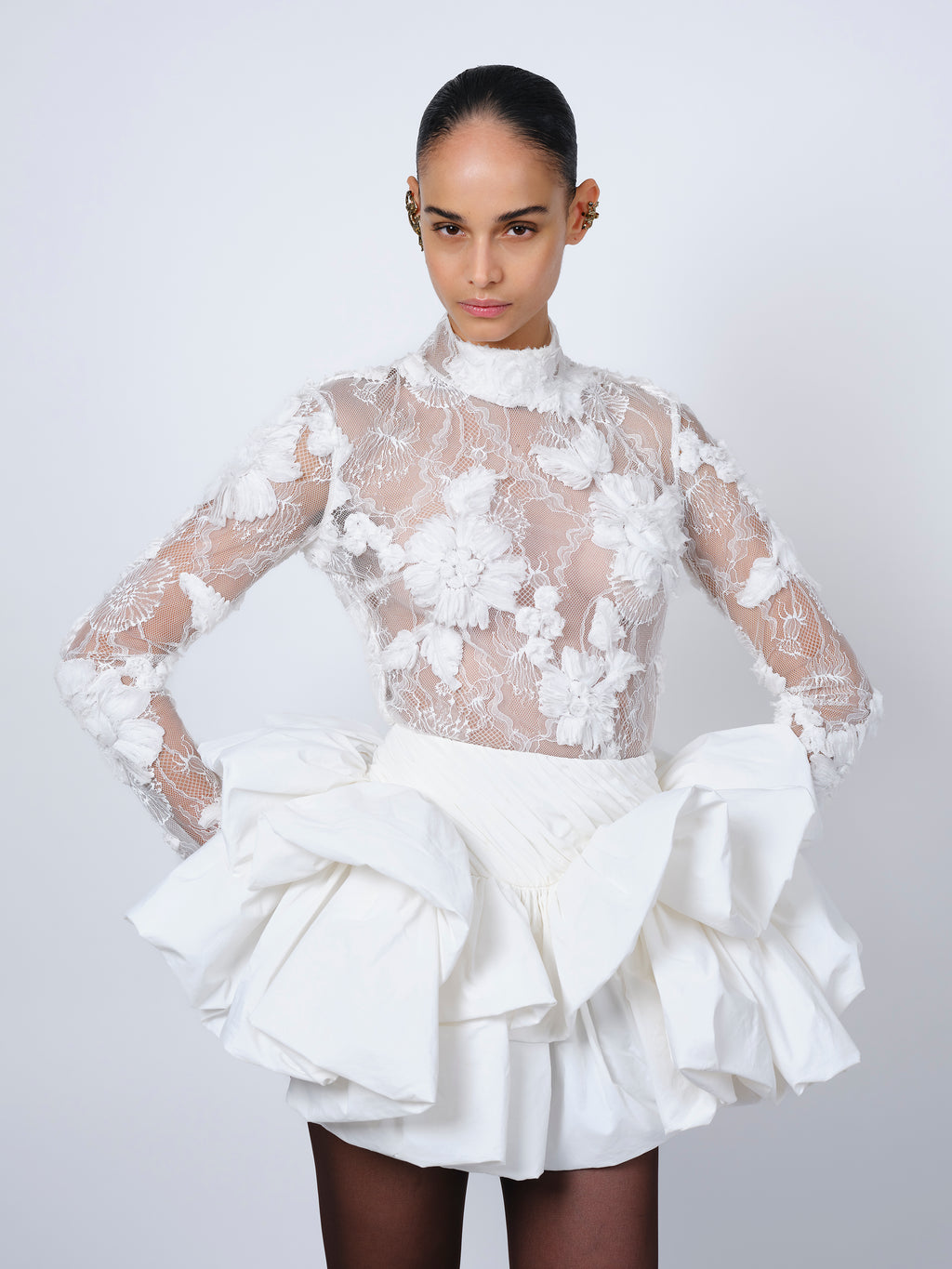 The Freja top in white