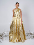 The Bianca gown in gold