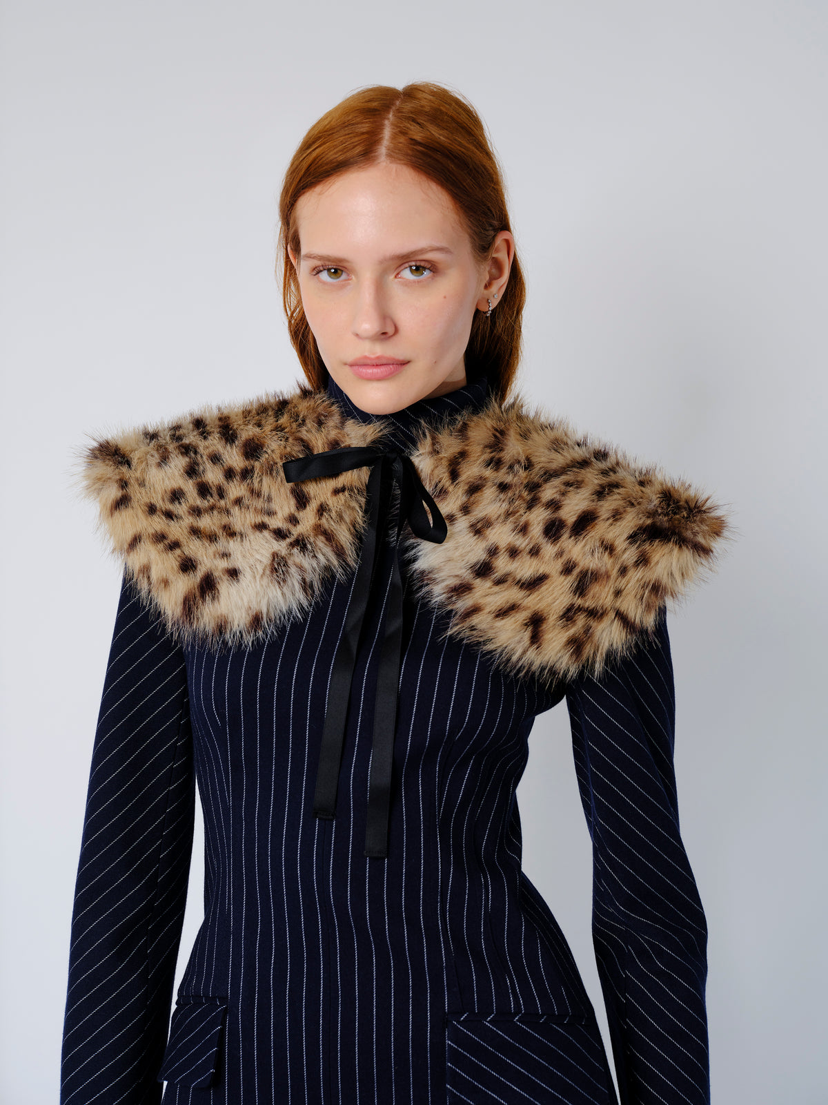 The lynx fur collar