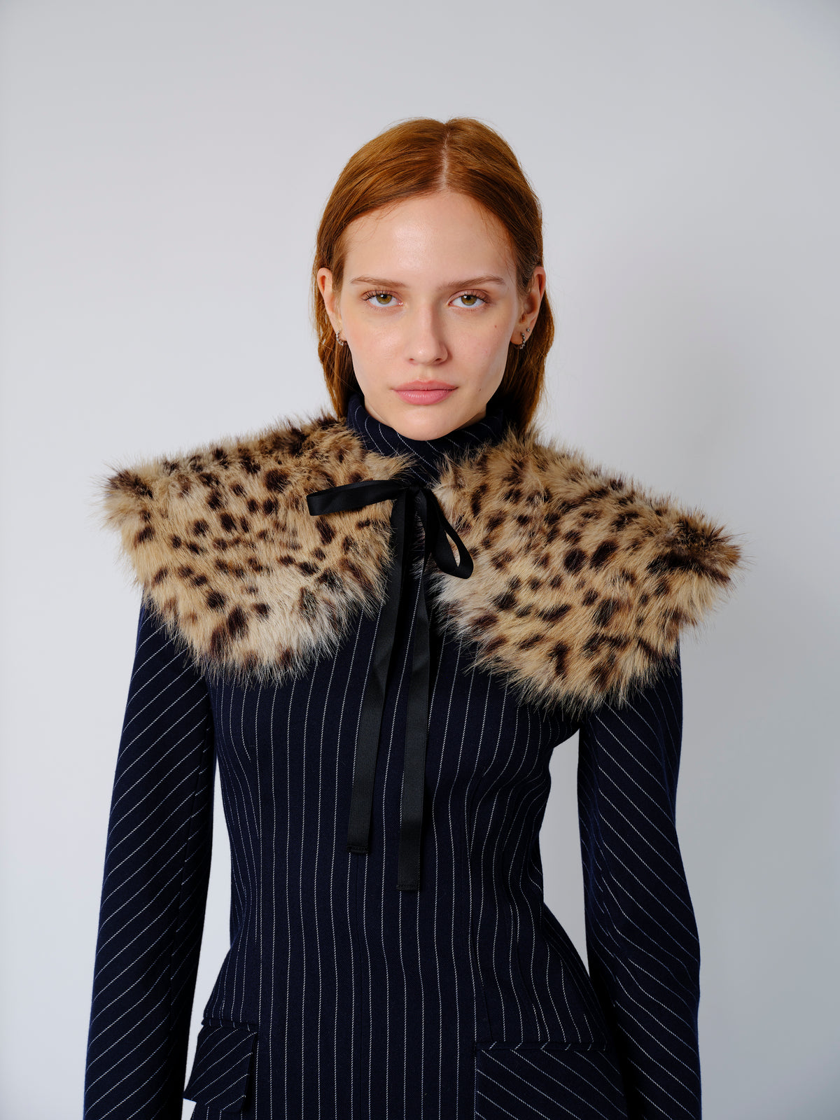 The lynx fur collar