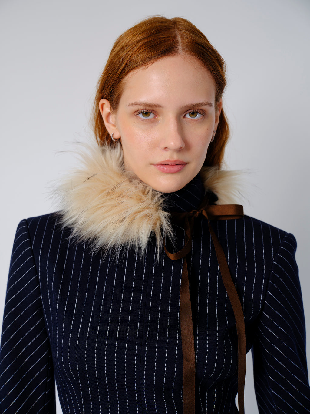Faux fur choker