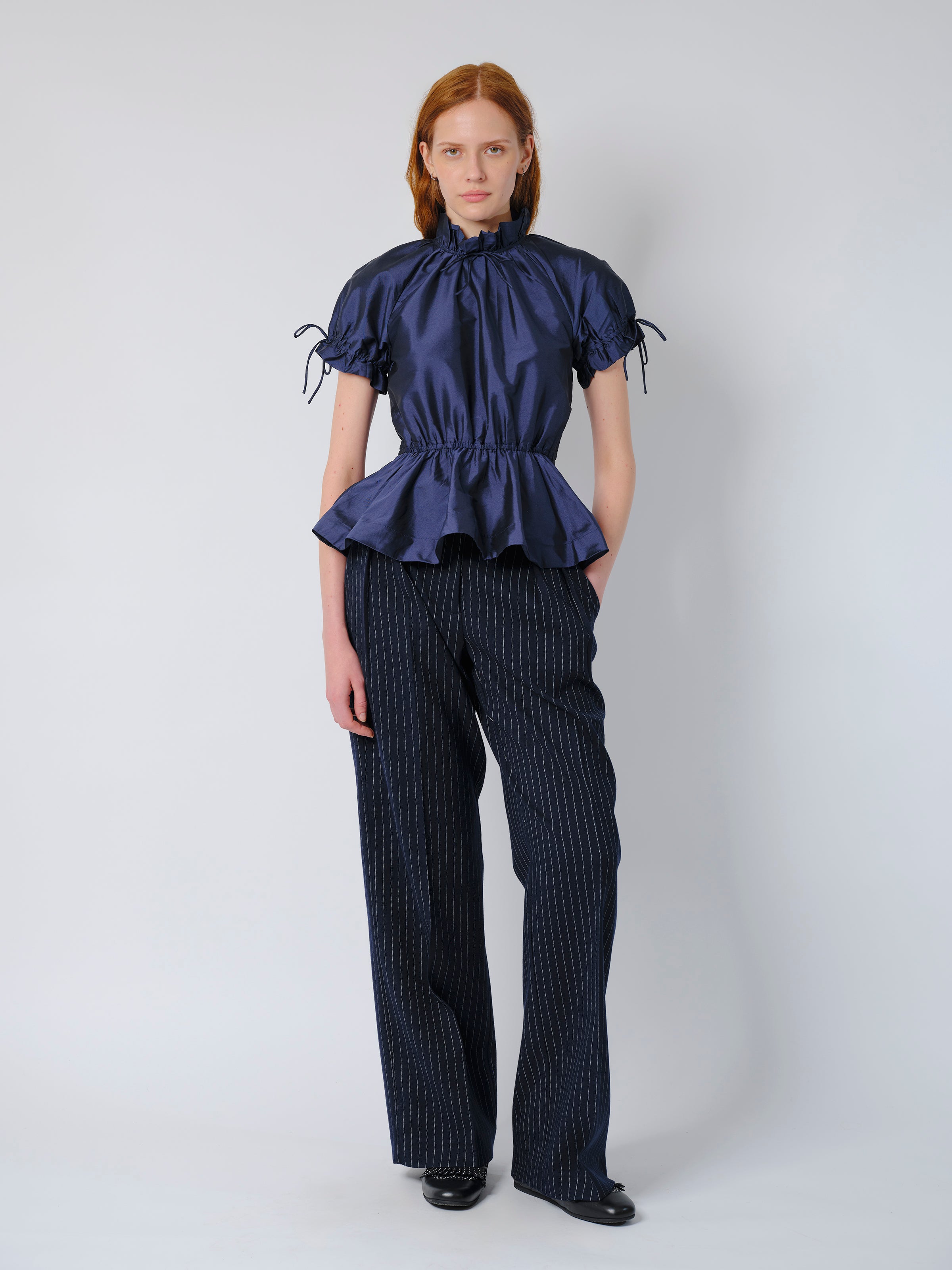 The Rosalina blouse in navy